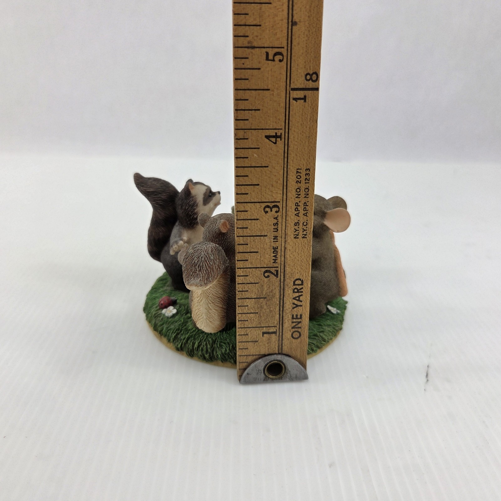 Fitz & Floyd Charming Tails Ring Around the Rosie Mouse Figurine 15/97