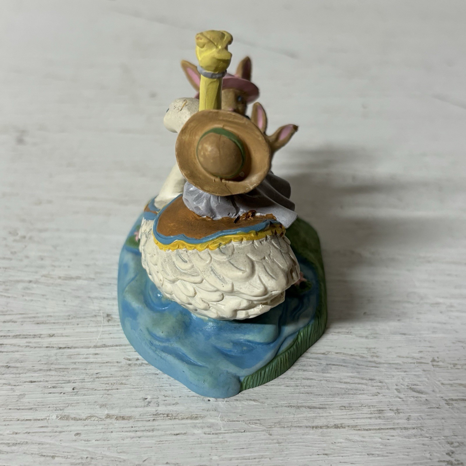 1993 MOTHER GOOSE STORYBOOK FIGURINE~AVON~BY KATHY JEFFERS~WAITING FOR OUR TURN