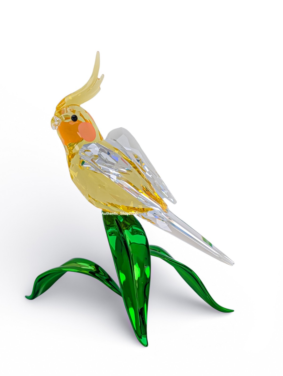 New 100% Genuine SWAROVSKI Crystal Idyllia Cockatiel Bird Deco Display 5721544