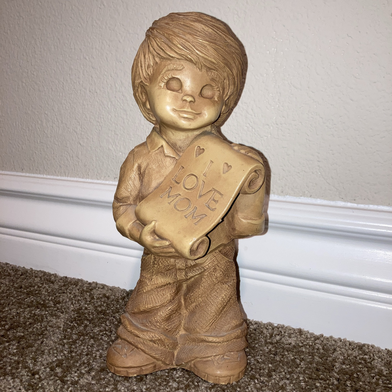 RARE VINTAGE- FannyKins Statue “I Love Mom” Figurine By Bill Mack
