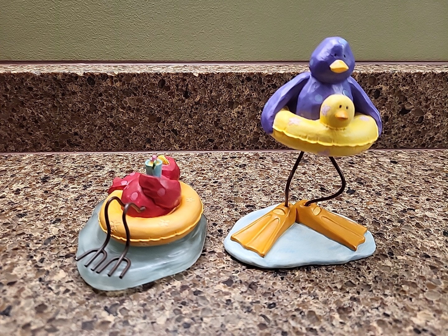 “Tweet Along With Me” lot of 2 #11674 & #11671 Russ Berrie Swim Inner Tube