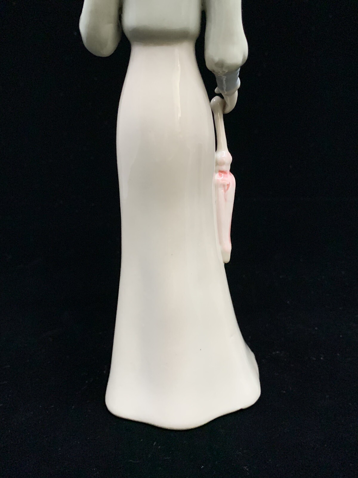 Set 2 Imcor Women Lady Woman Porcelain Figurines with Parasol Umbrella 8.25” Vtg