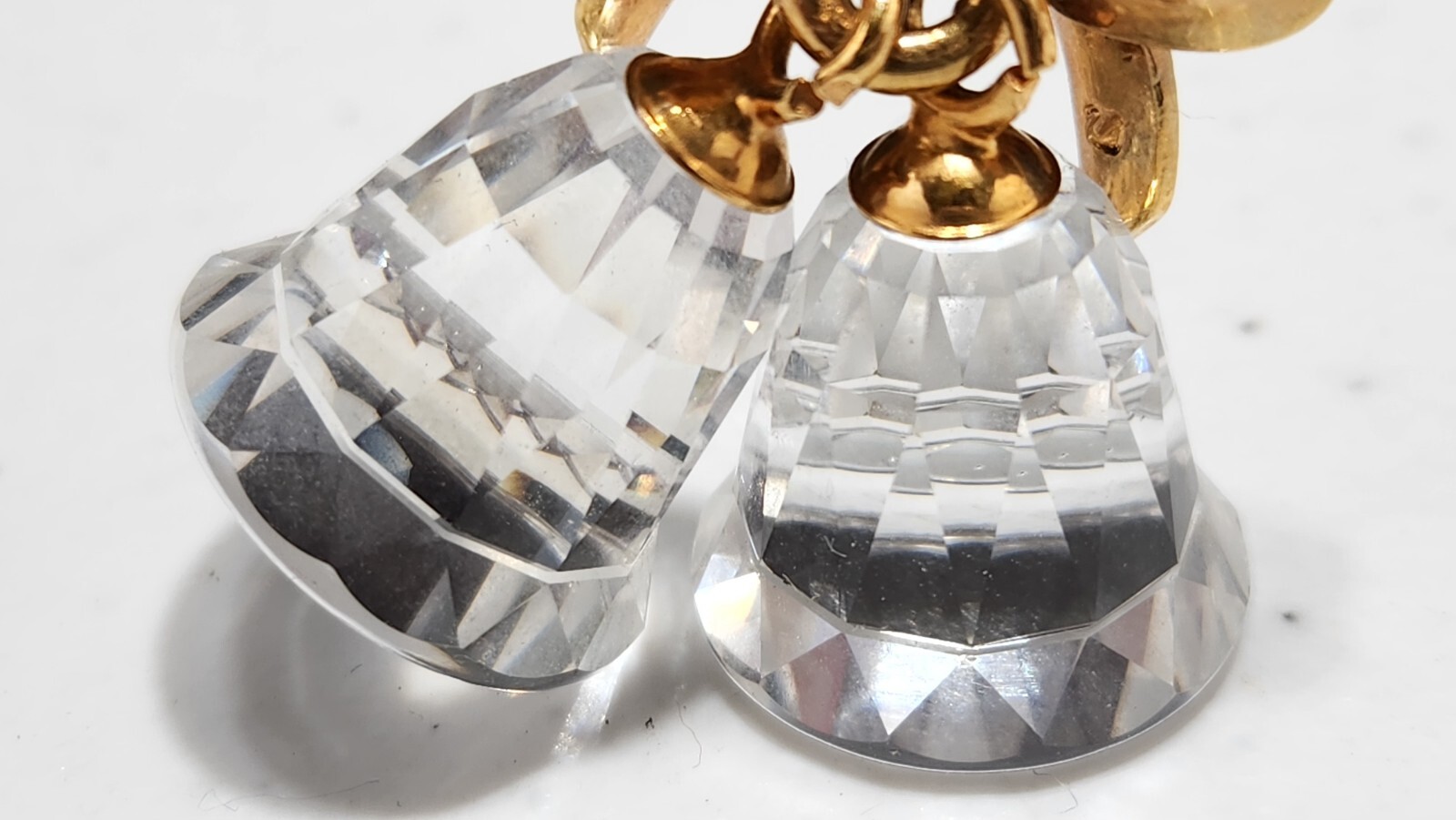 Vintage Swarovski Crystal Figurine Bells