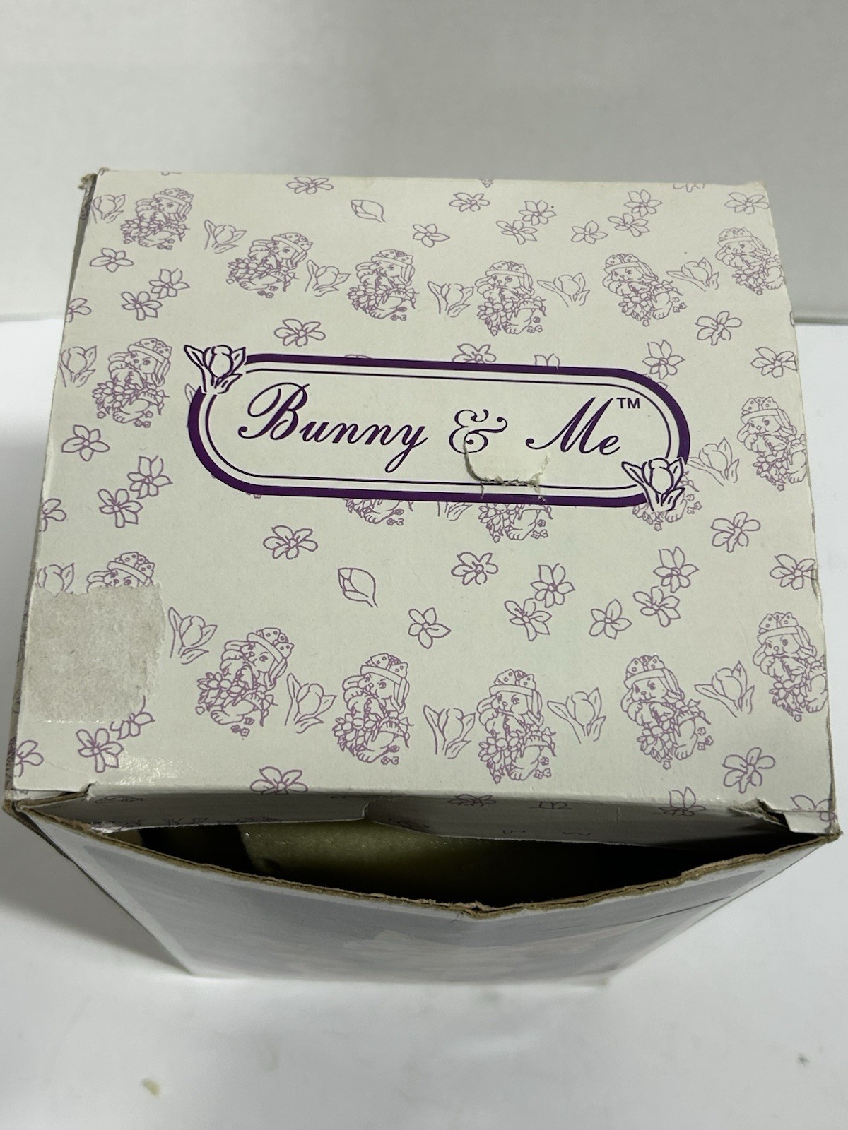 Bunny And Me 10 1/2 Inch Resin Figurine In Original Box