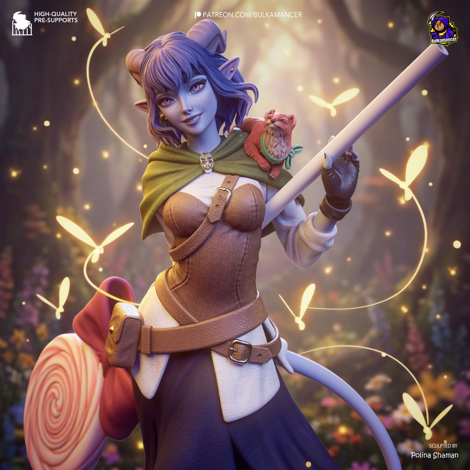 Jester – The Mighty Nein 1/8 Scale Figure Statue 3D Print Model Kit Unpainted