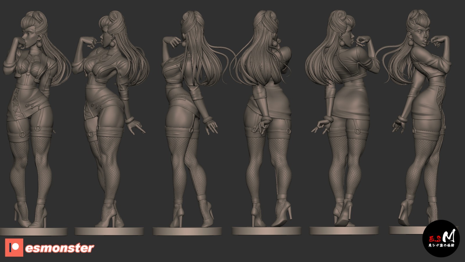 ES Monster – KDA.Evelvnn NSFW Resin 1:24-1:4 Unpainted Model Kit FREE SHIPPING