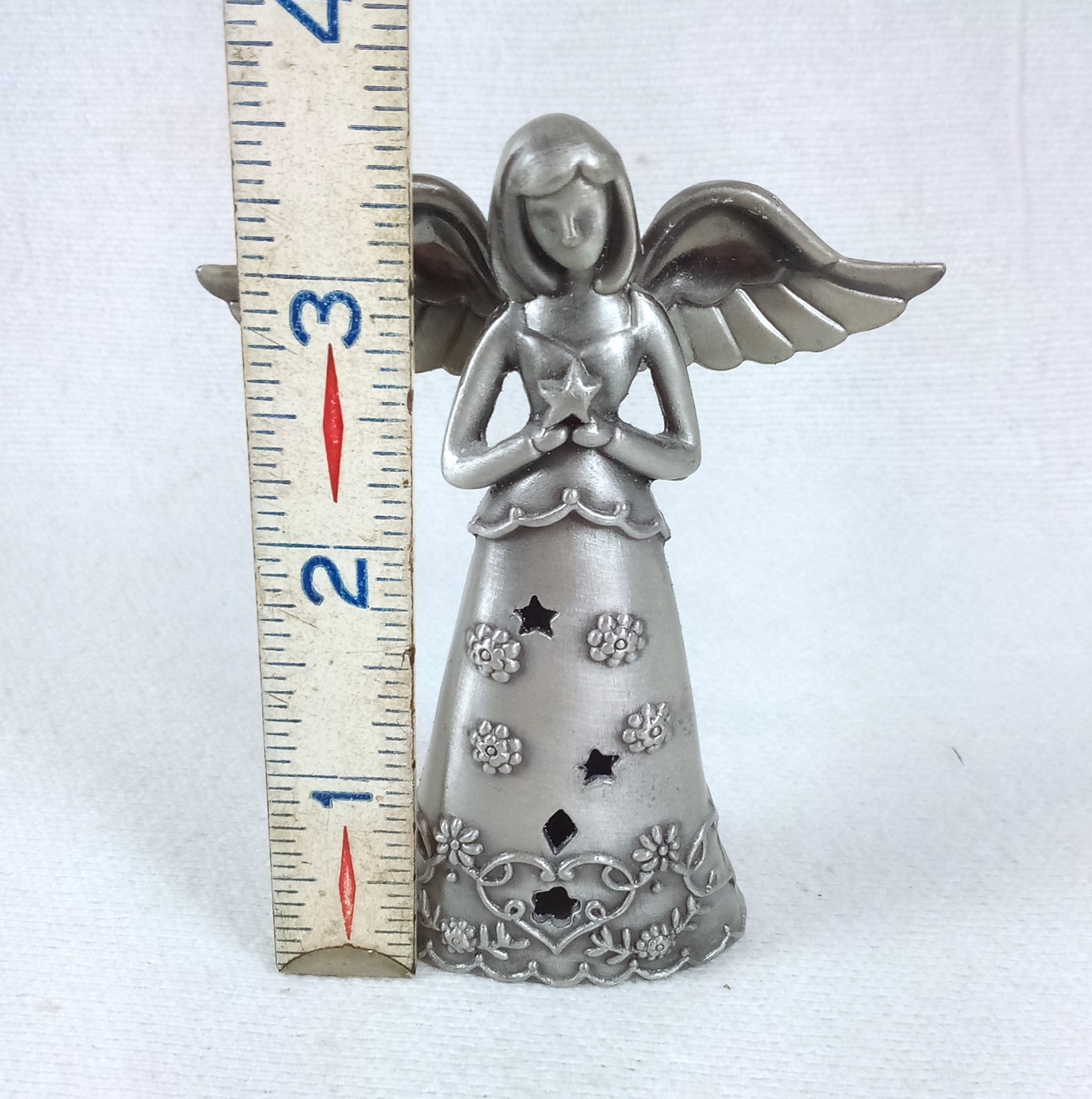 Ganz Pewter Faithful Angel with Star – 3.5 inch Figurine Ornament