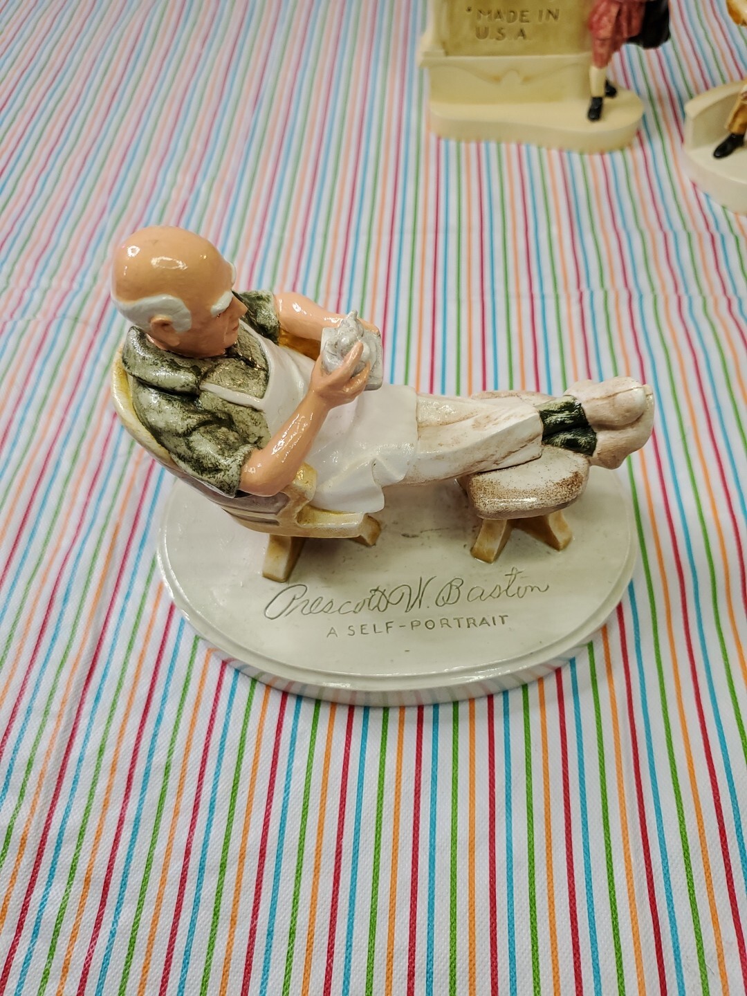 Sebastian Miniatures Hand-Painted Made in USA Figurine Lot Of 3