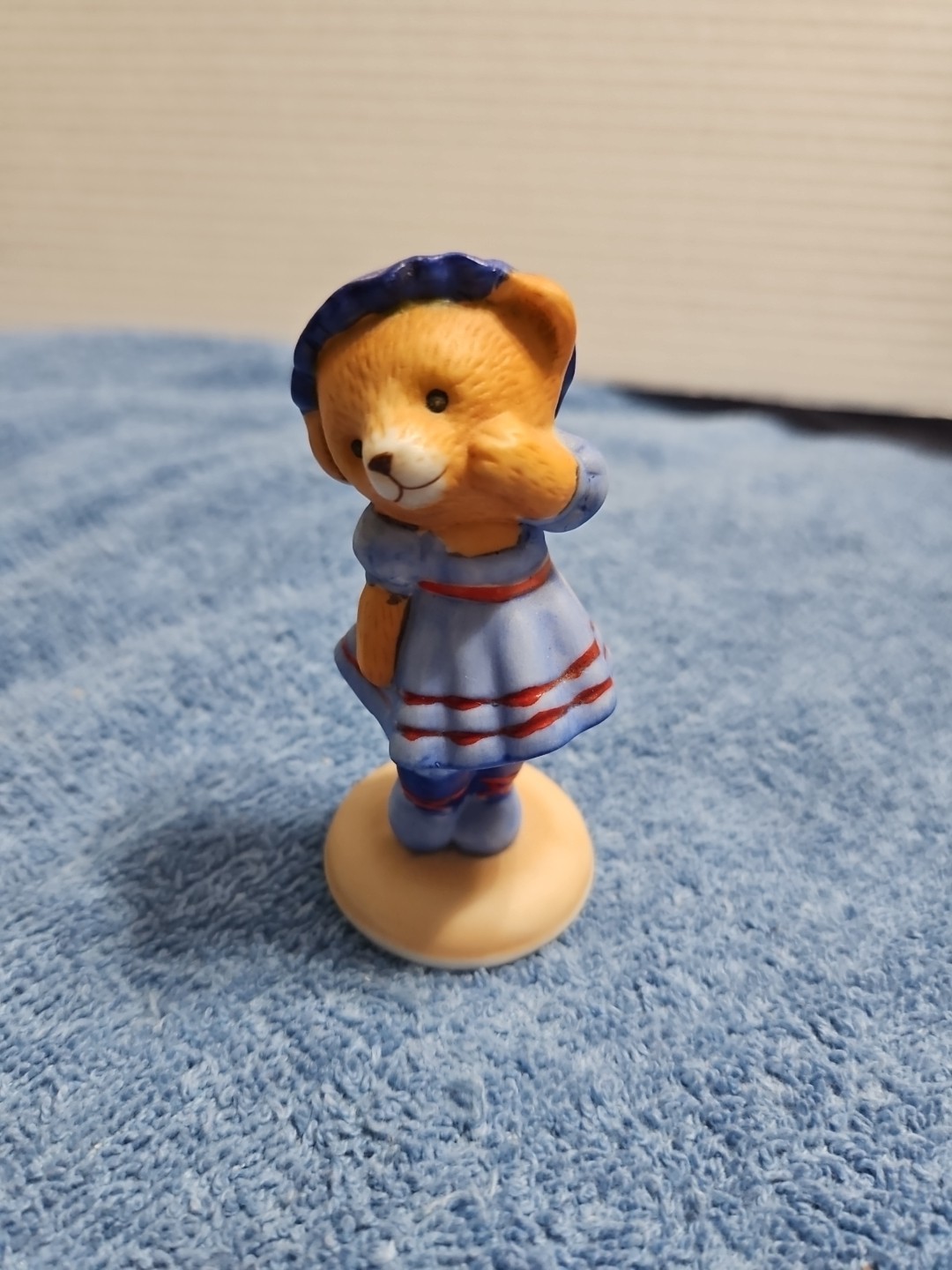 The Franklin Mint Bonnie Lou Simpson Hotel Teddington Bear Figurine 1986