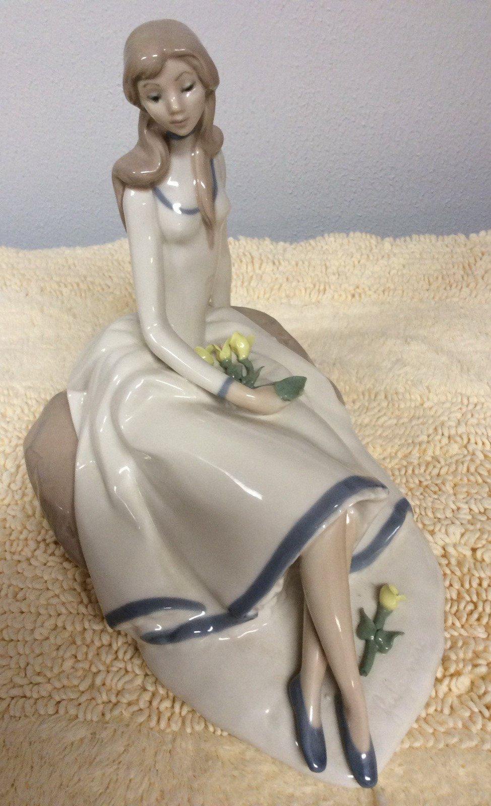 Vintage “Teresa The Tulip Maiden” Porcelain Figurine by Fulgencio Garcia Lopez