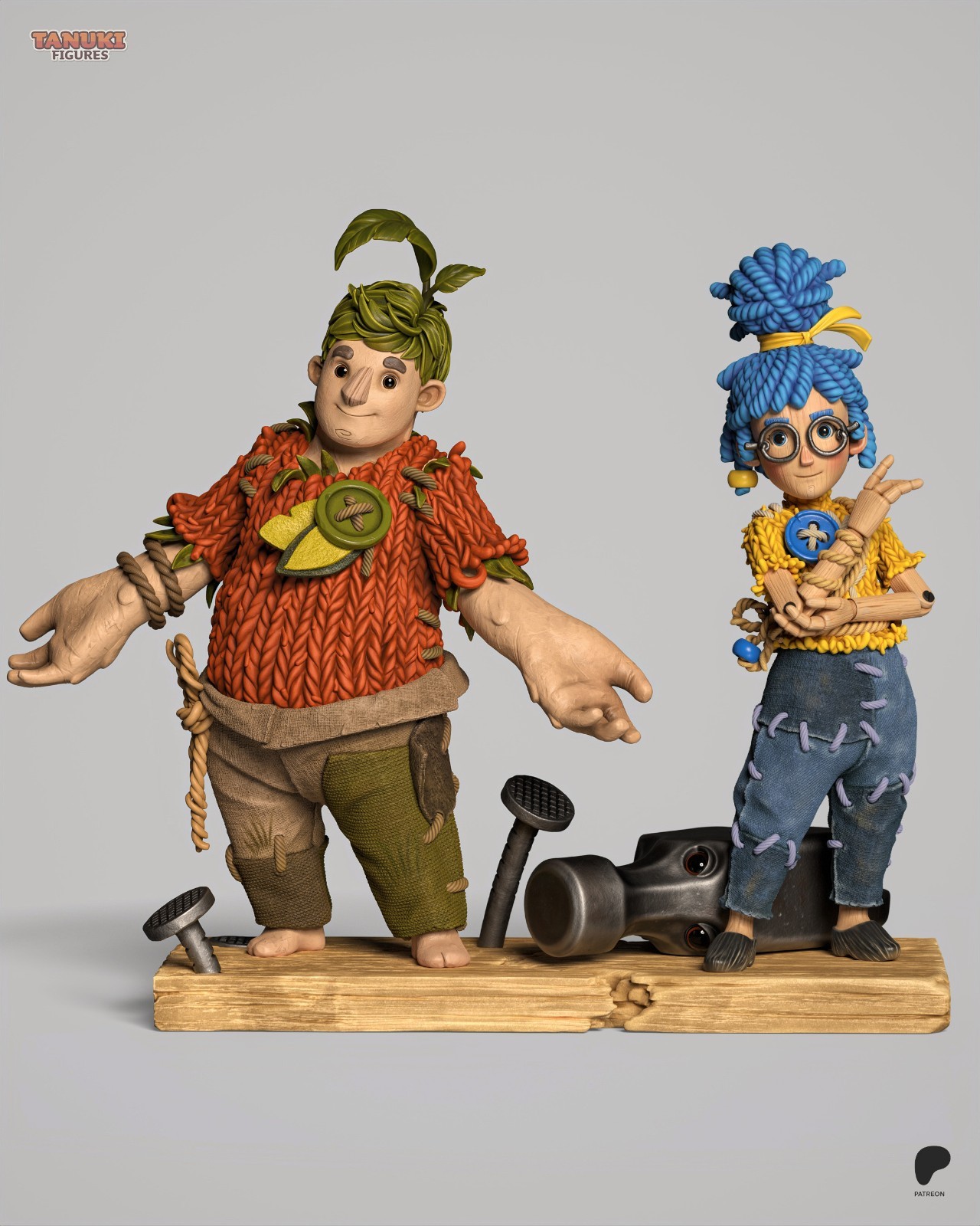Cody – It Takes Two 1/6 Scale Figure Statue Unpainted Garage Kit Resin
