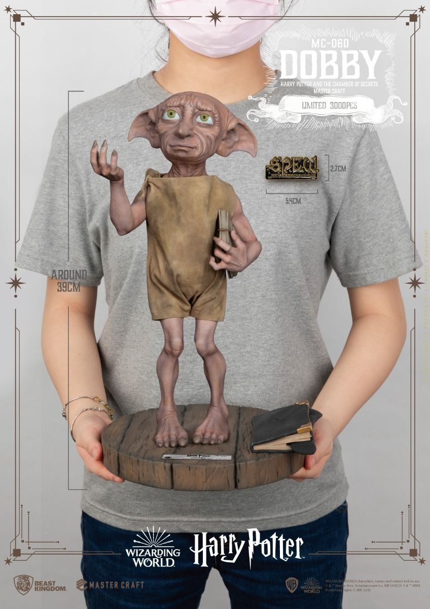 Beast Kingdom Harry Potter Chamber of Secrets Dobby MC-060 Master Craft Statue
