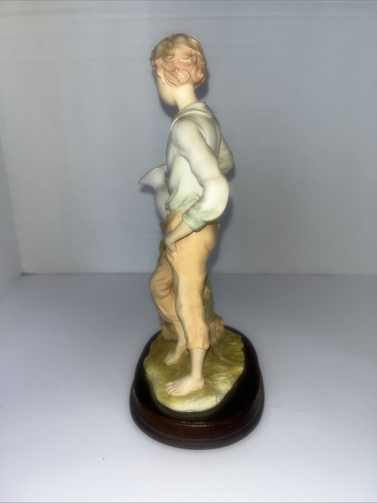 The Mirella Collection Boy with Water Pitcher 10” DaVinci Collection wood base