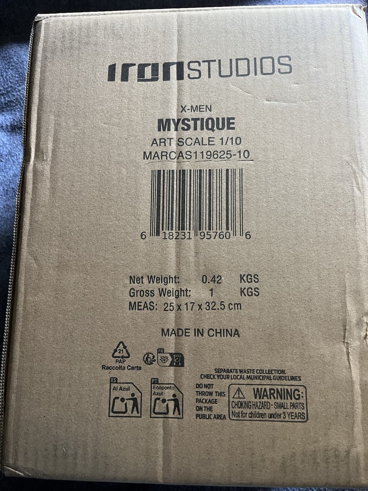 Mystique X-Men Art Scale 1/10 Iron Studios Statue Marvel Comics