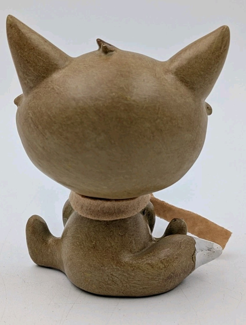 Adorable Woodland Fox Figurine Resin 4 In. Excellent Condition