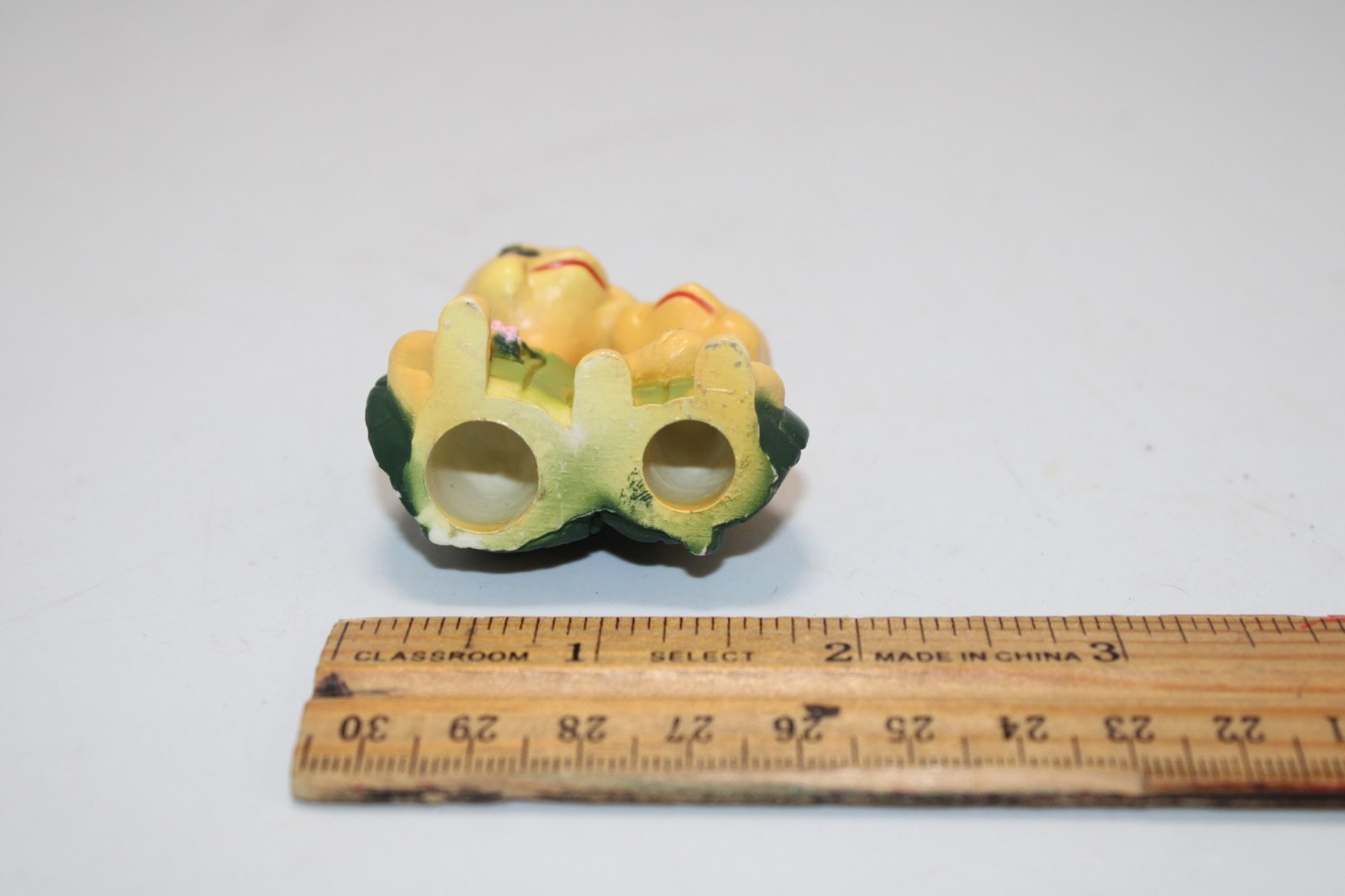 Vintage Hard Molded Plastic Turtles Pair Mother & Child Hallmark Embraced in Hug