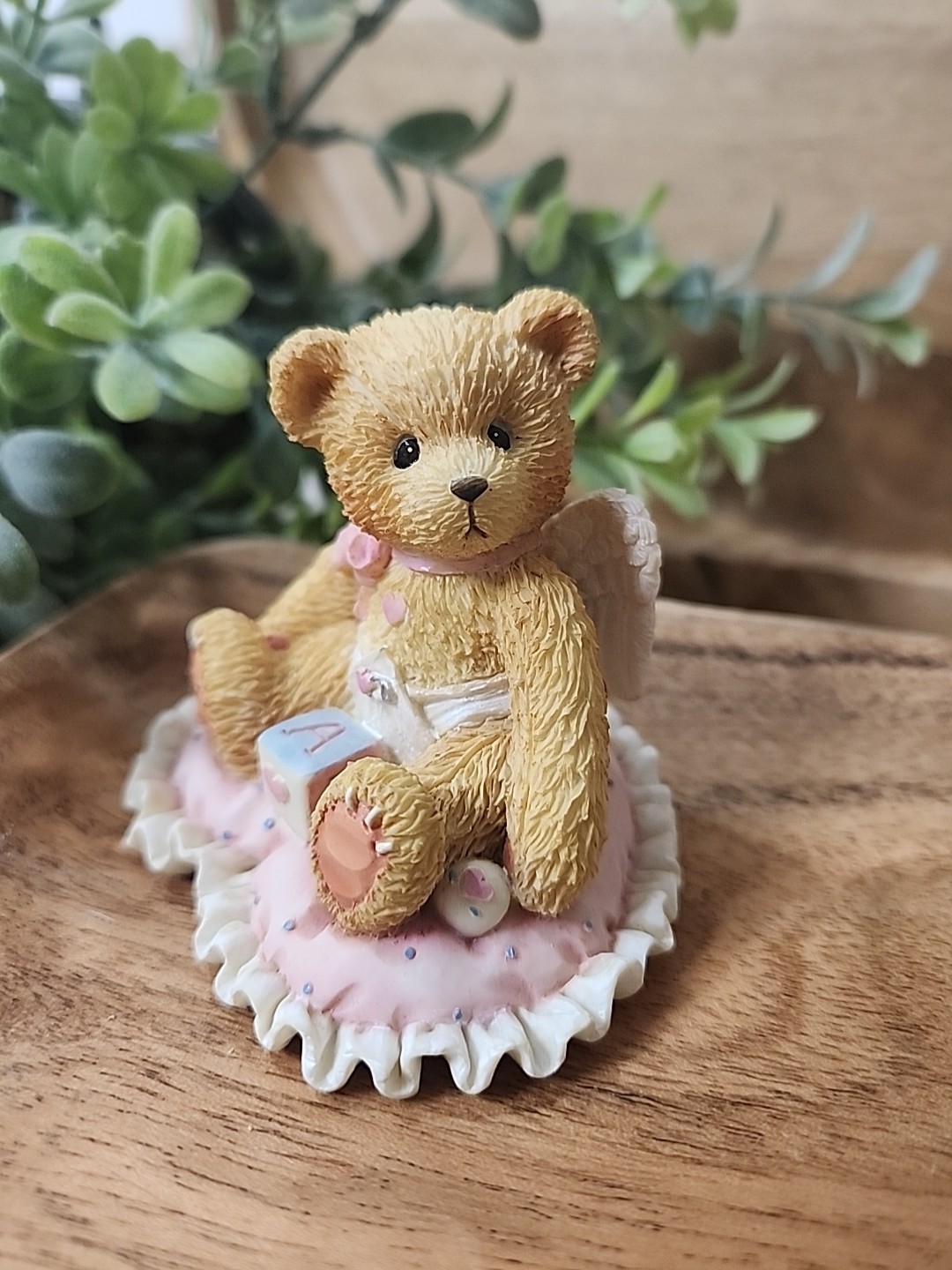 Cherished Teddies 103659 Little Bundle of Joy Cupid Baby Girl 1994 Angel Pink