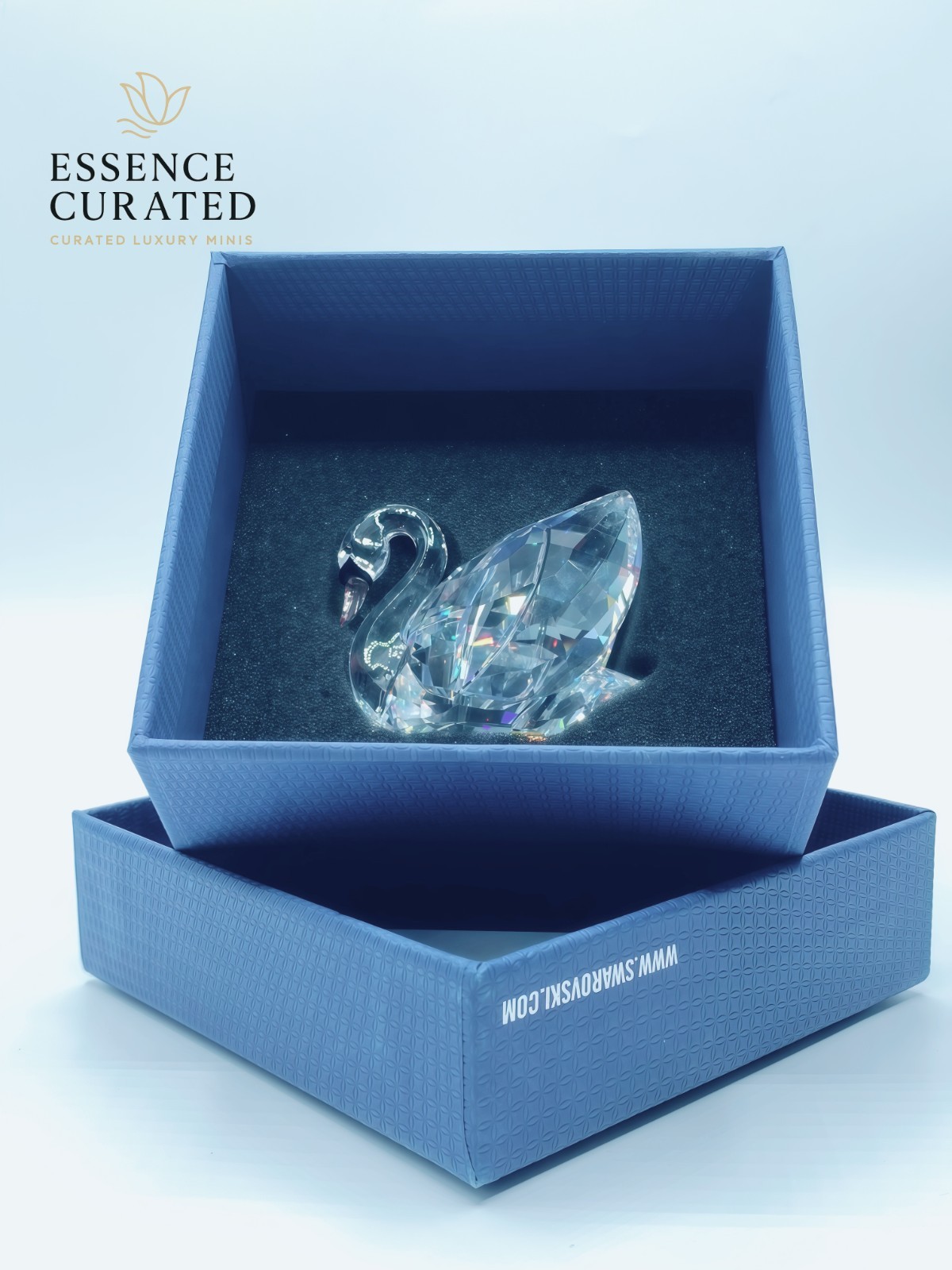 Swarovski “Feathered Beauties” Swan Small Figurine – 1 1/4 x 1 1/2 x 2 1/8 in