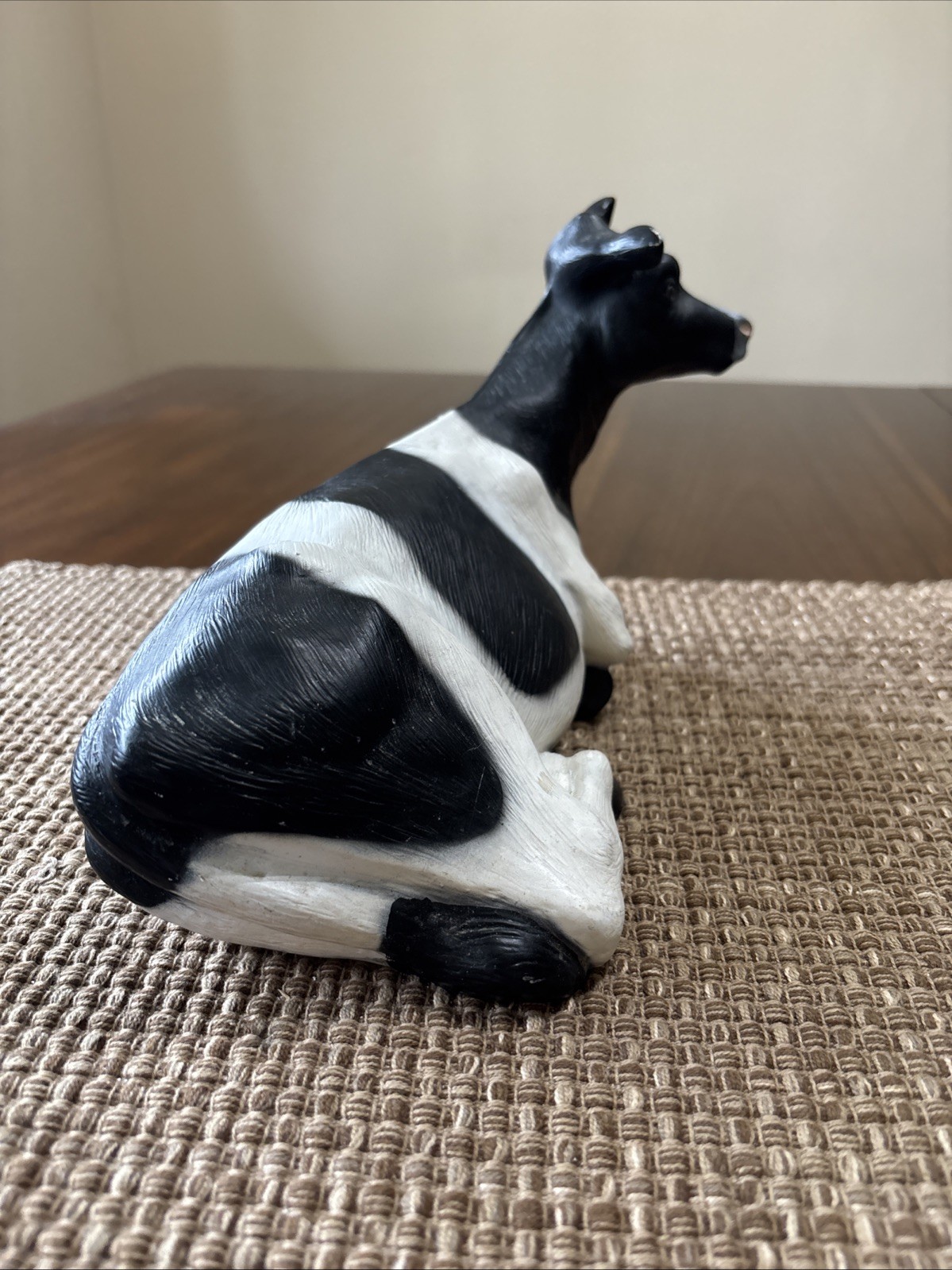 Vintage Homco Cow 1993 Resin