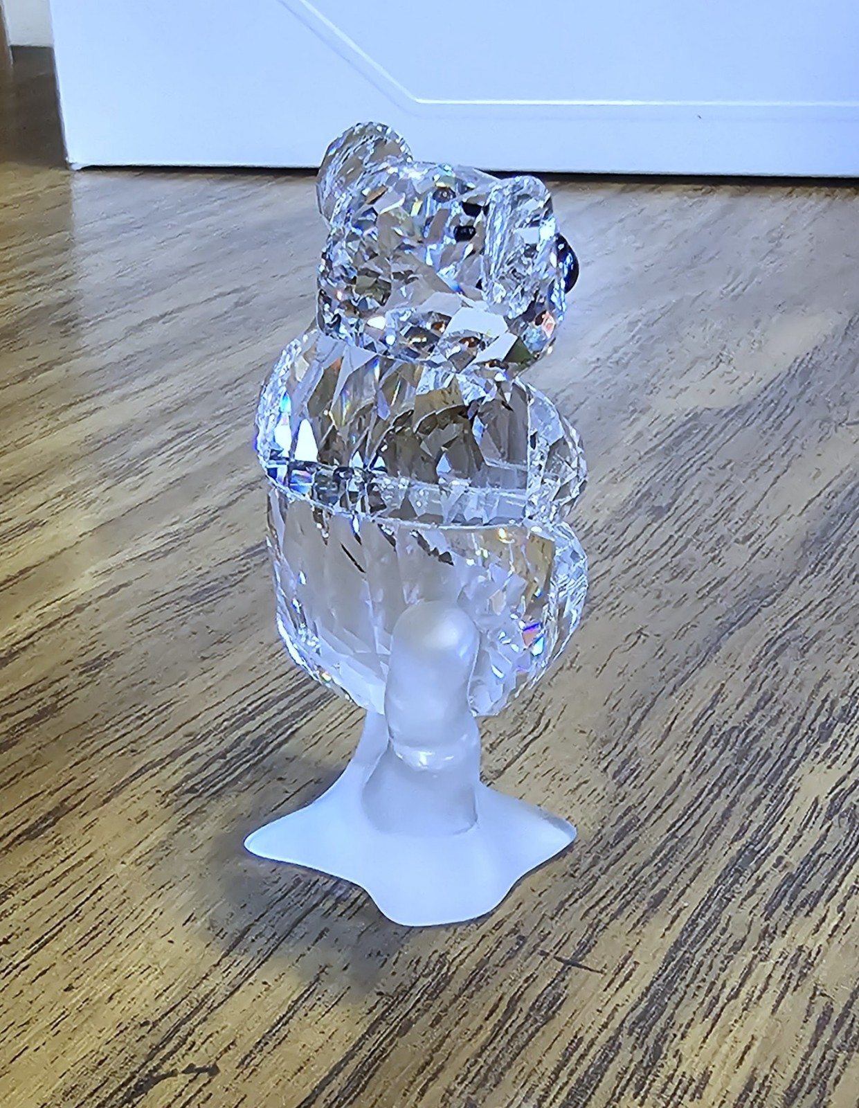 🐨 Swarovski Crystal 2009 Rare Encounters Koala Mother Baby in Tree Figurine NIB