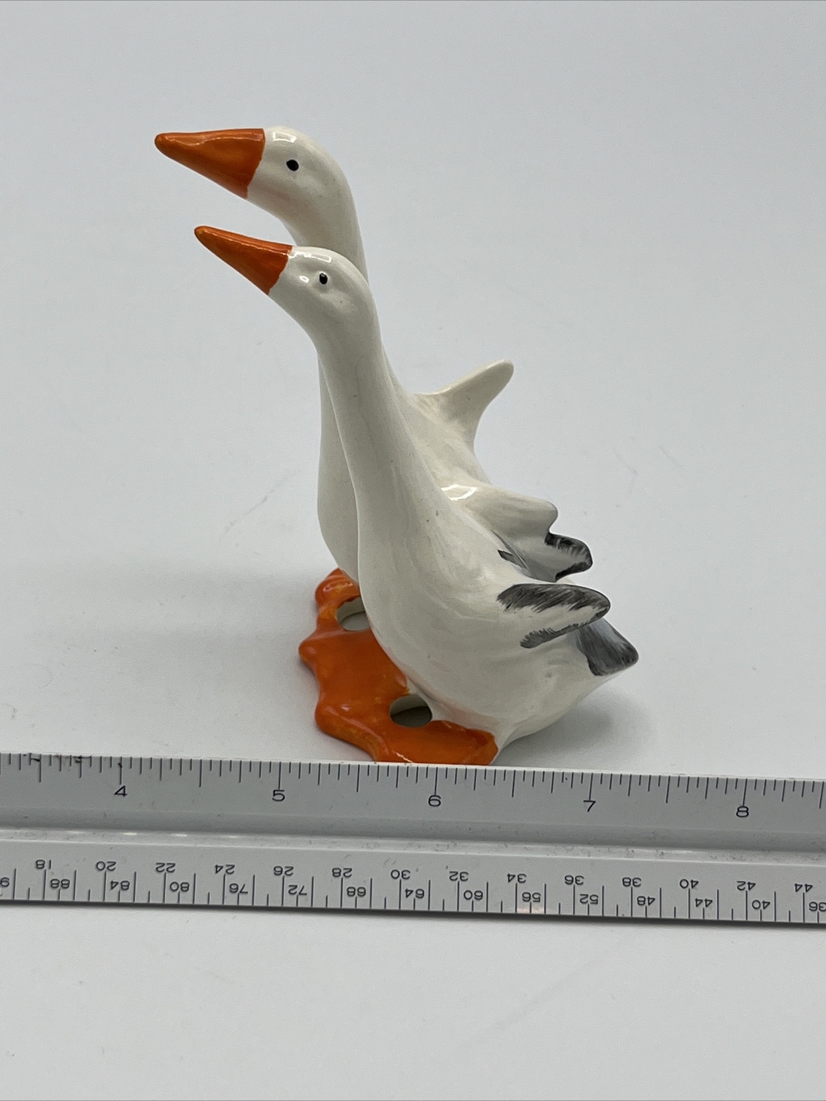 Beswick Porcelain Geese Figurine Made in England 4″ Tall Vintage