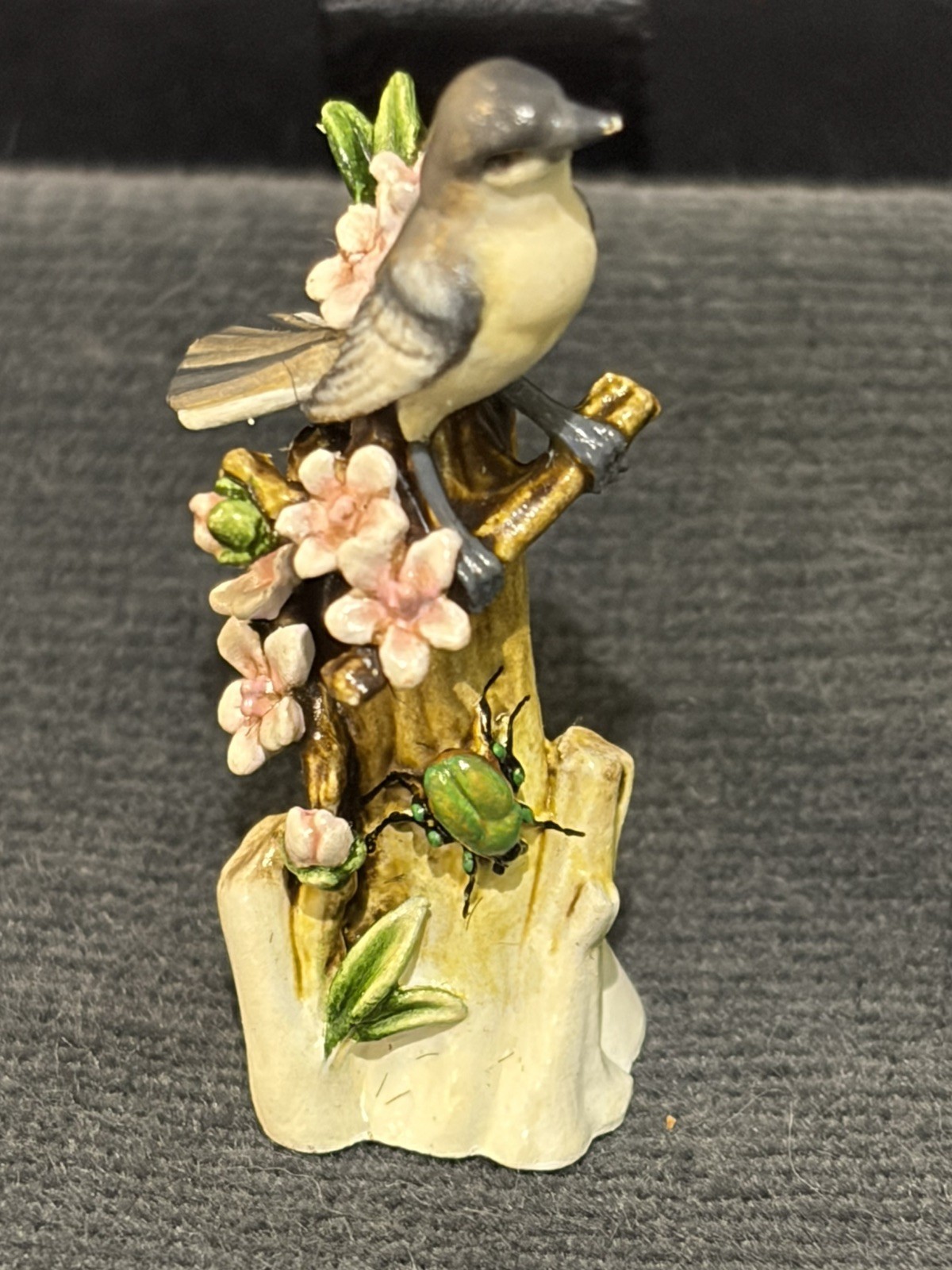 Olszewski Mockingbird with Peach Blossoms AP 69/100 Figurine Miniature