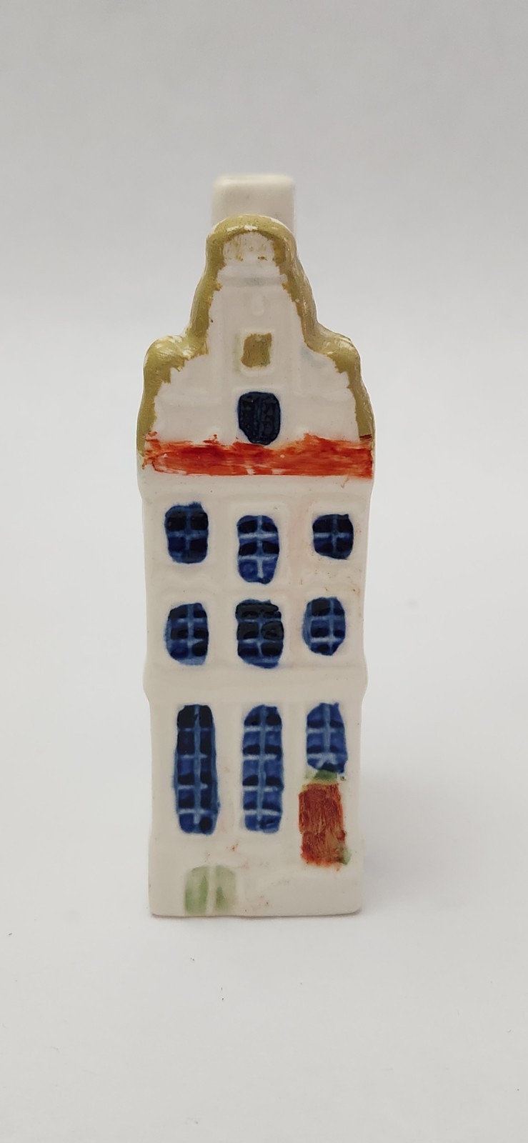 Set of 4 Heerengracht Dutch Canal Houses Bottles Amsterdam 91 Ceramic