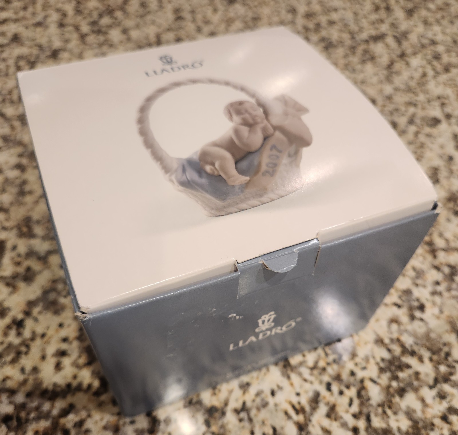 RETIRED Lladro Born In 2007 Baby Boy Figurine ~ Includes Original Box and Papers