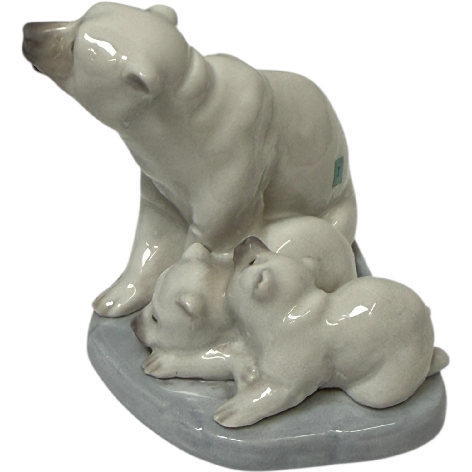 Mini Polar Bear Family Lladro Porcelain Figurine Made in Spain A-14J