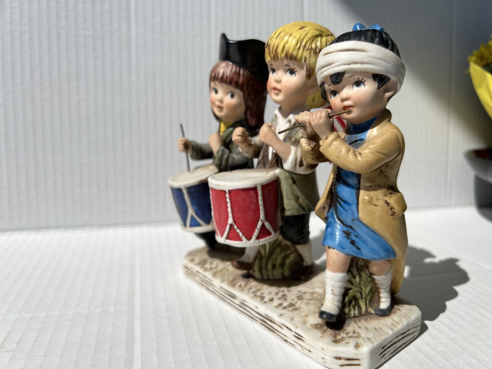 Gorham Moppets My Country Tis of Thee Figurine Drummers Flag Corp 1976