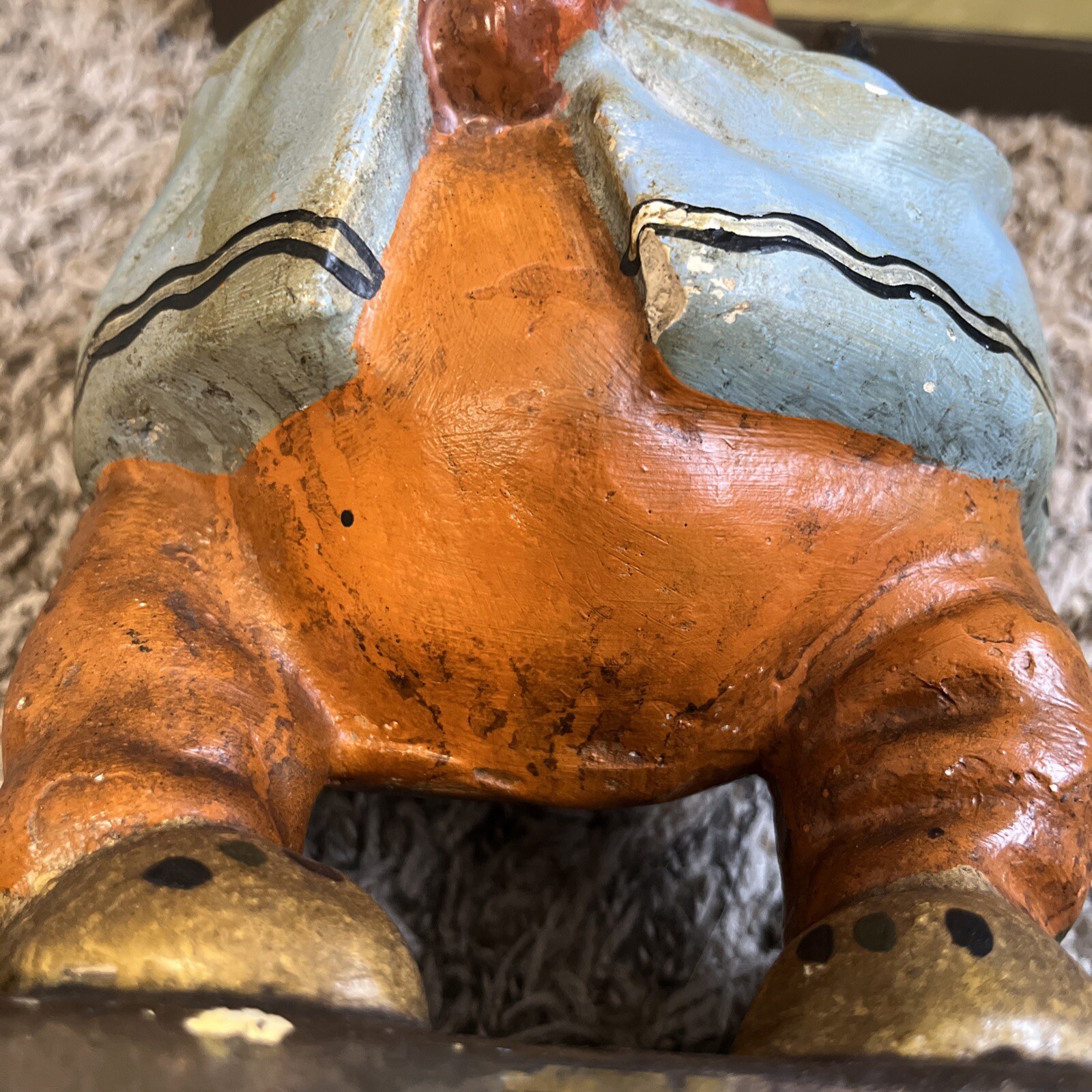1921 Perce Pearce Disney Artist Chalkware Statue Heap-O-Luck Indian