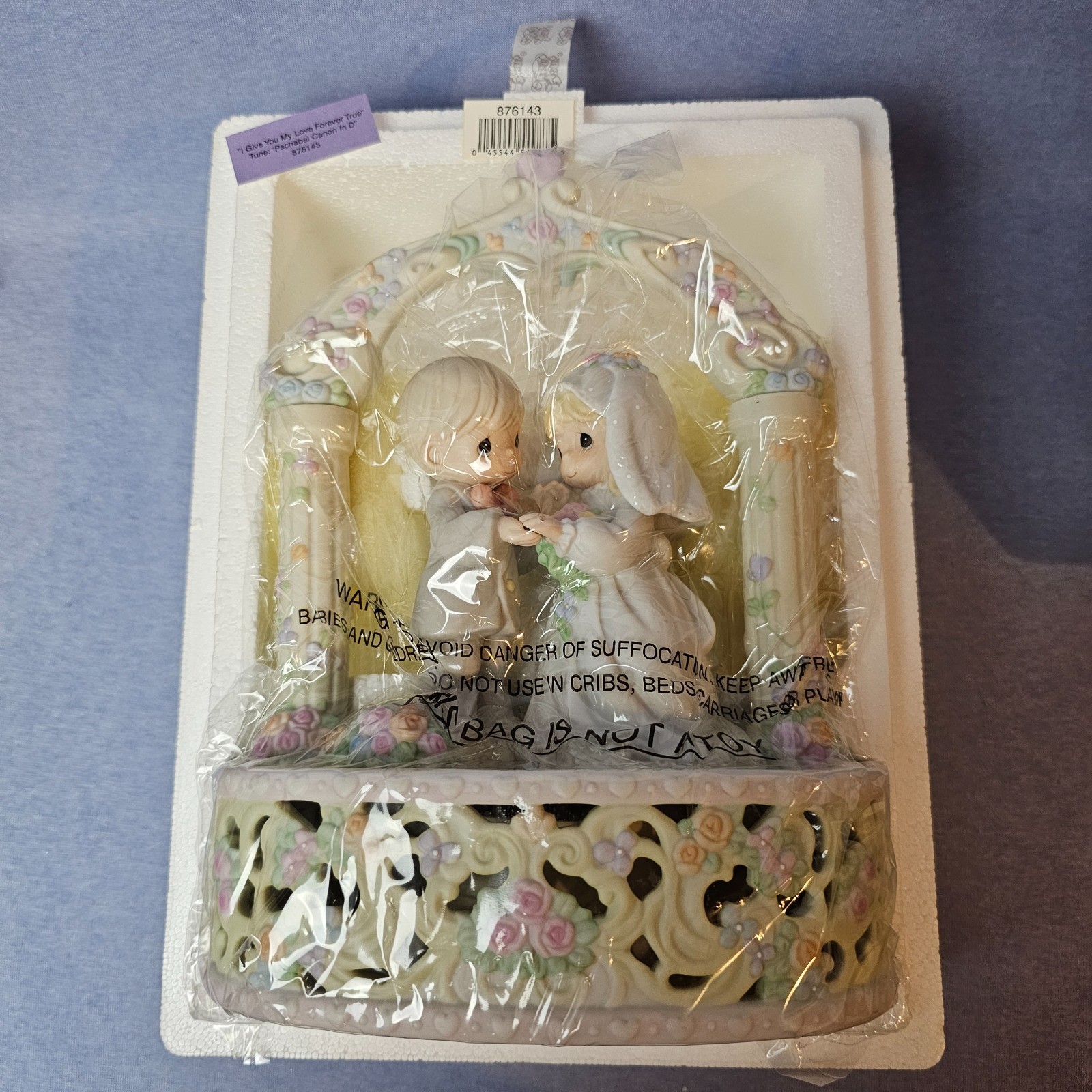 Precious Moments I Give You My Love Forever True Music Bride & Groom 876143 *SEE