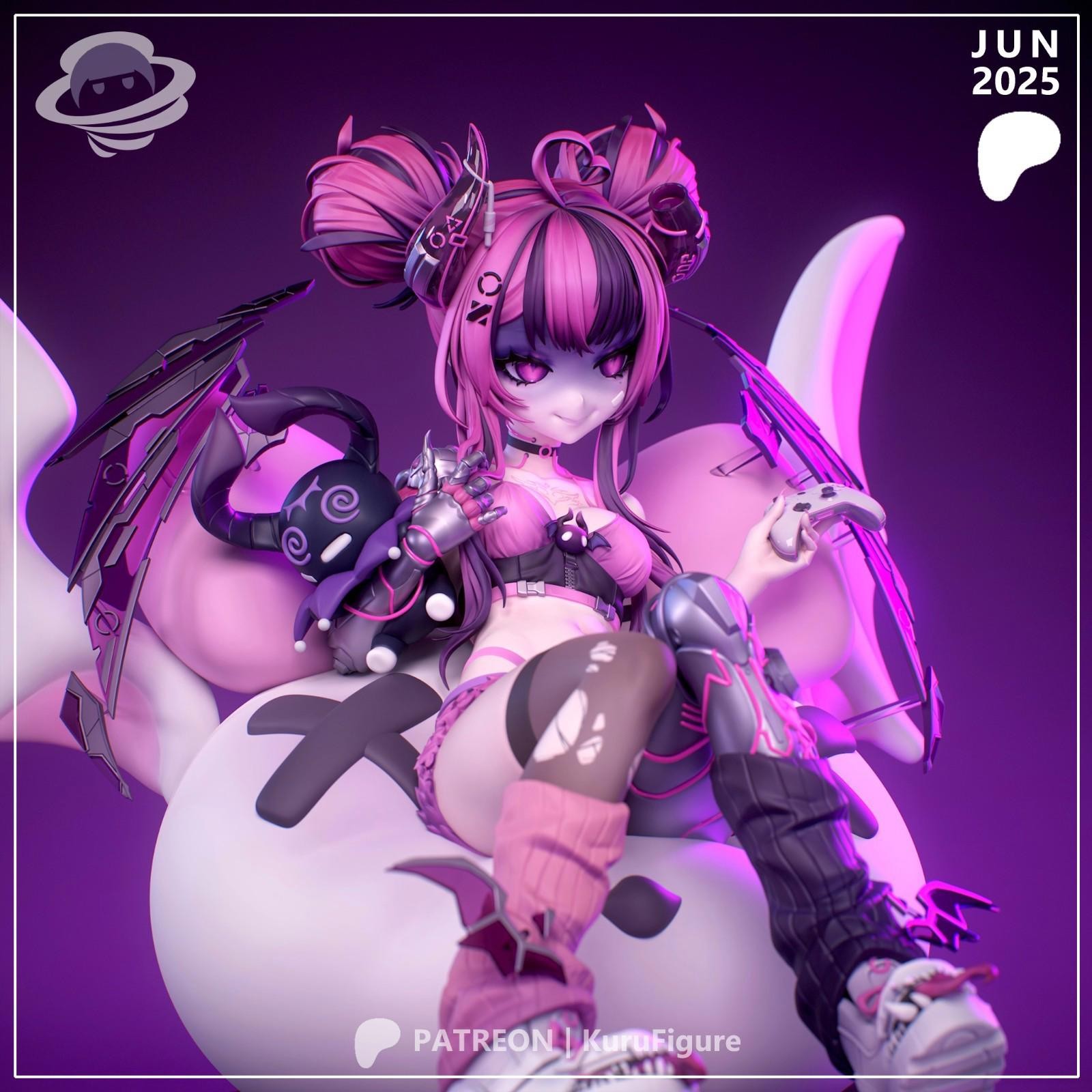 Ironmouse Garage Kit | VTuber Anime Figure | 1:8 Resin Fan Art by Kurufigure