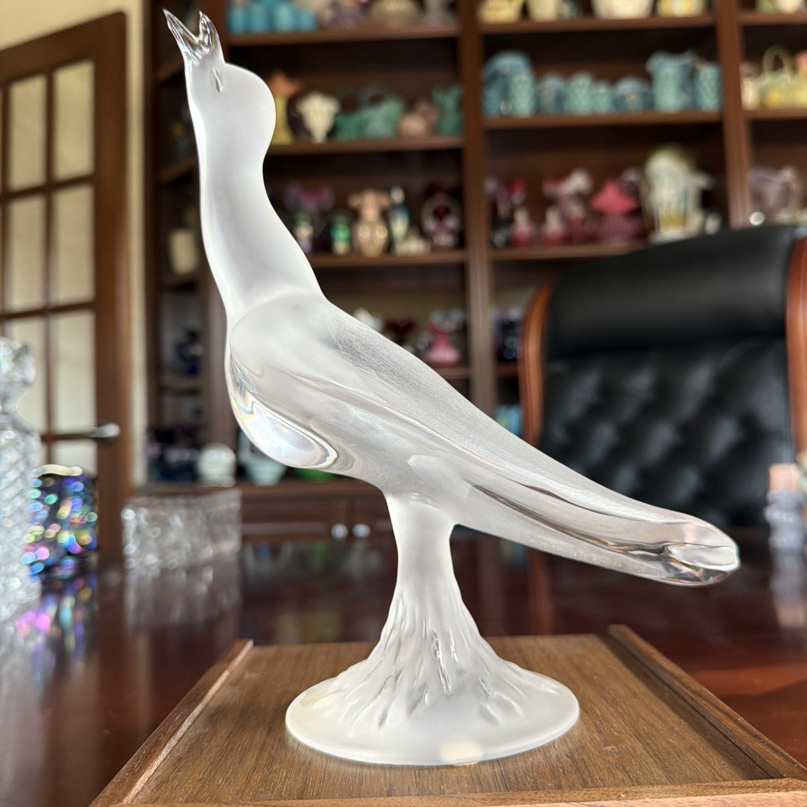 Lalique France “Daphnis” Chloe Seagull figurine