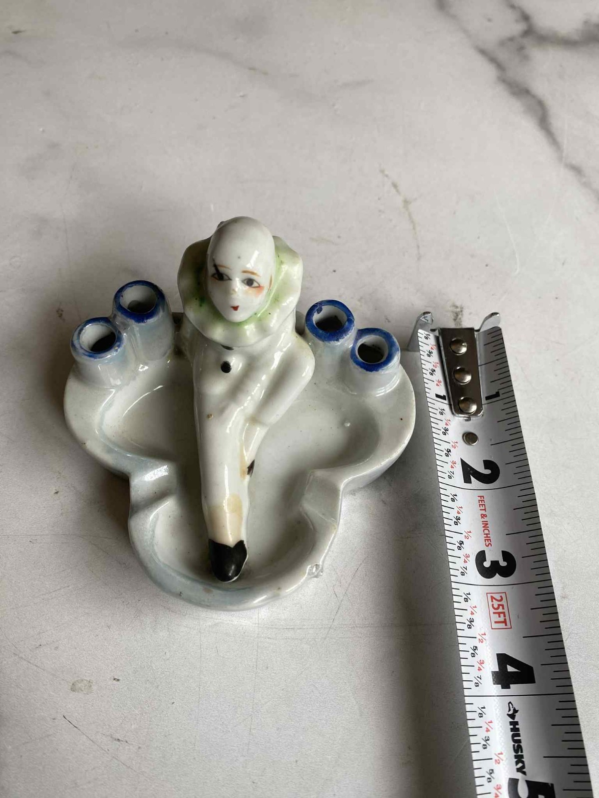 Porcelain Pierrot Astray Antique Japanese Art Deco Style Bowl