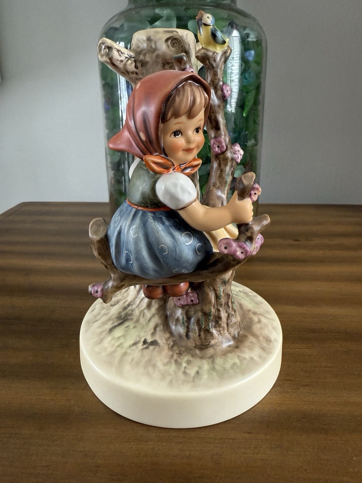 Goebel Hummel Apple Tree Girl Figurine / Candle Holder