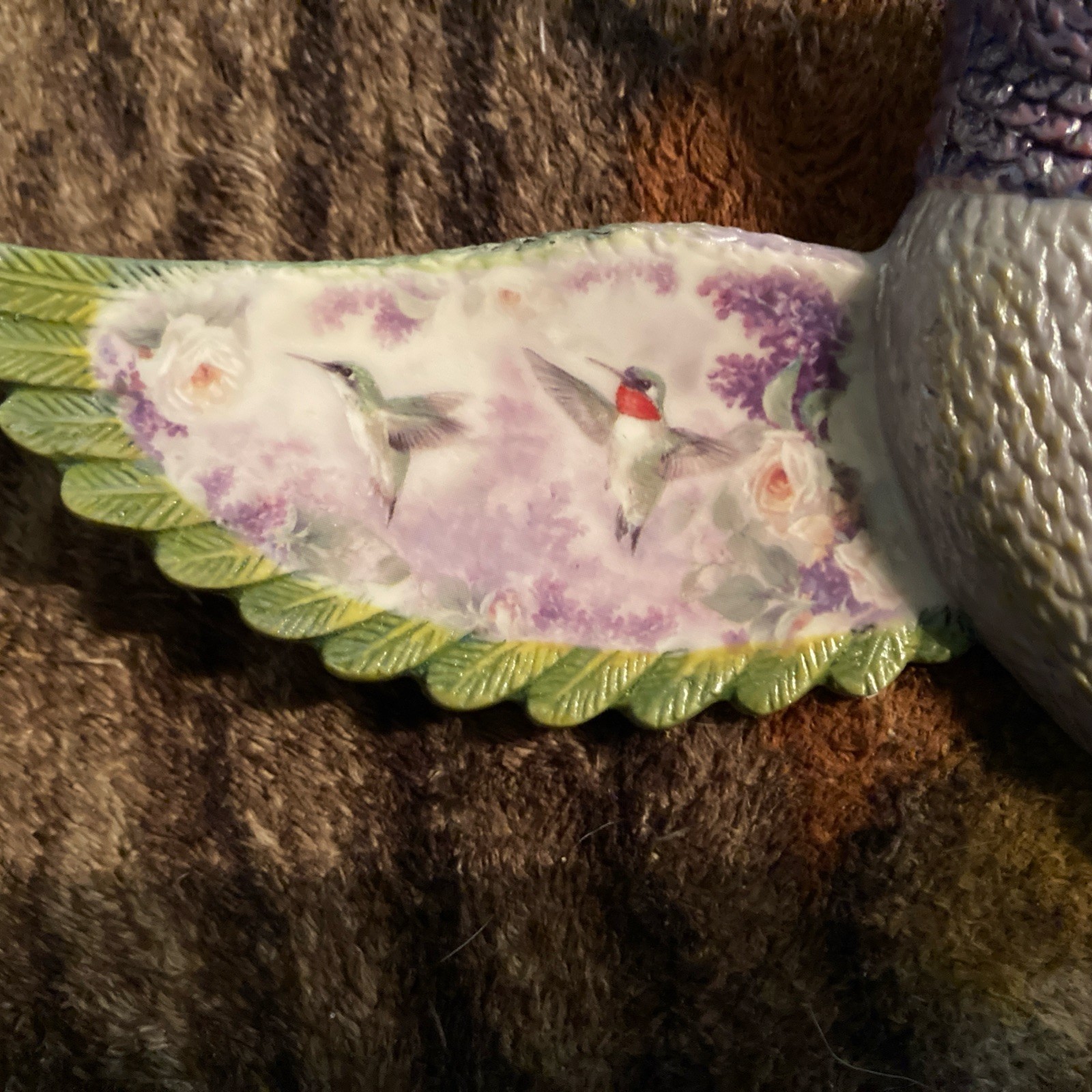 2 Bradford Exchange Wall Decor Fantasies In Flight Hummingbirds.