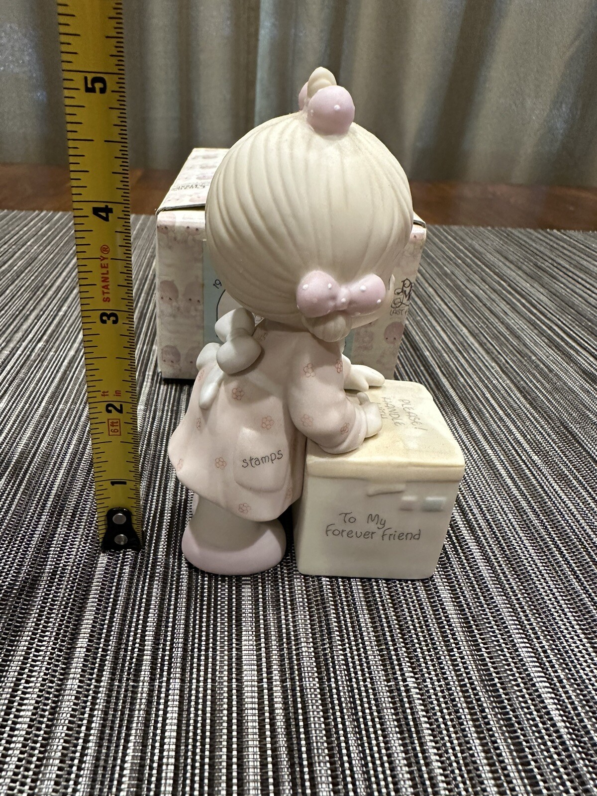 Precious Moments Sharing is Universal 1987 Porcelain Figurine E-0007