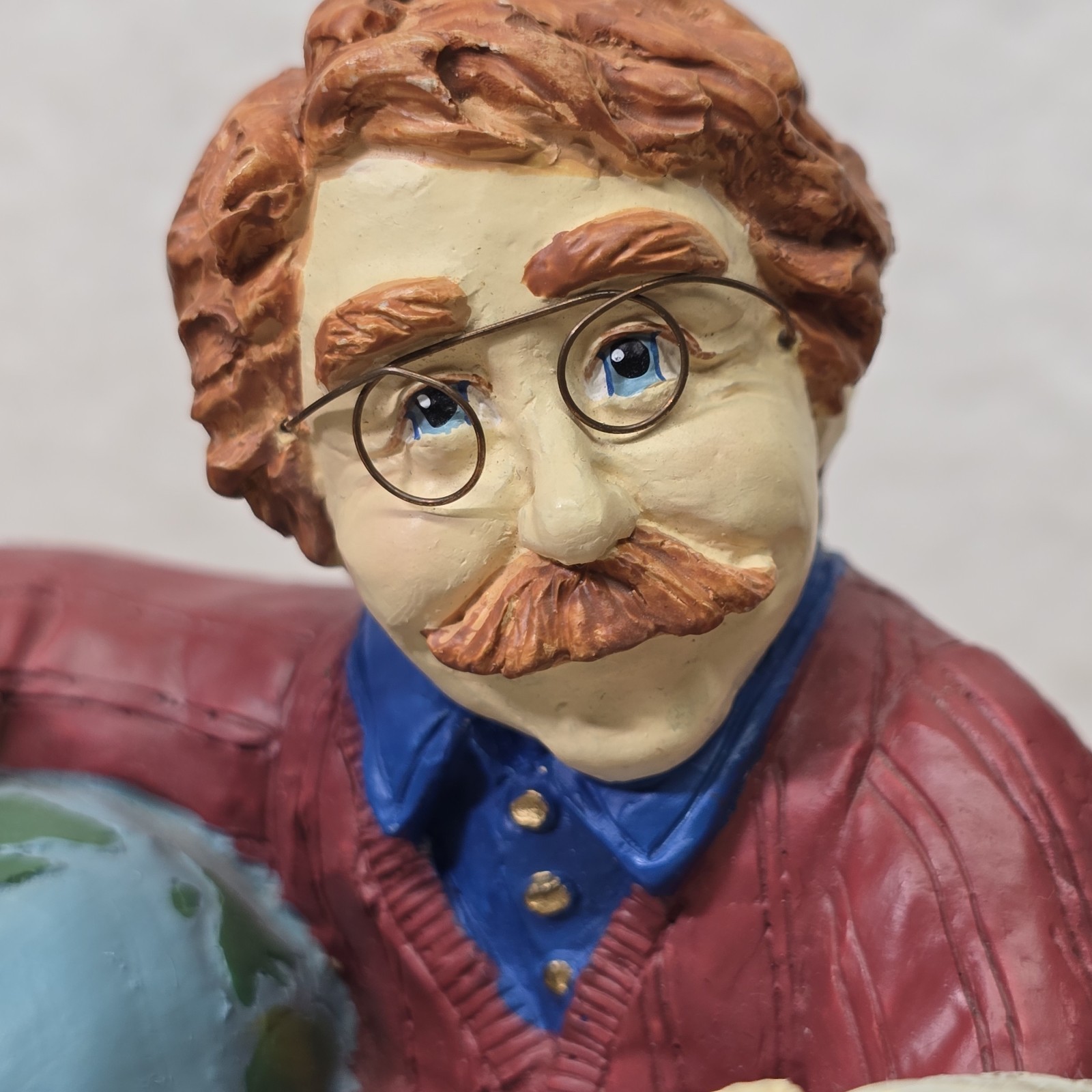 Vintage Shenandoah Designs A Keeper Teacher Figurine with Globe and Books