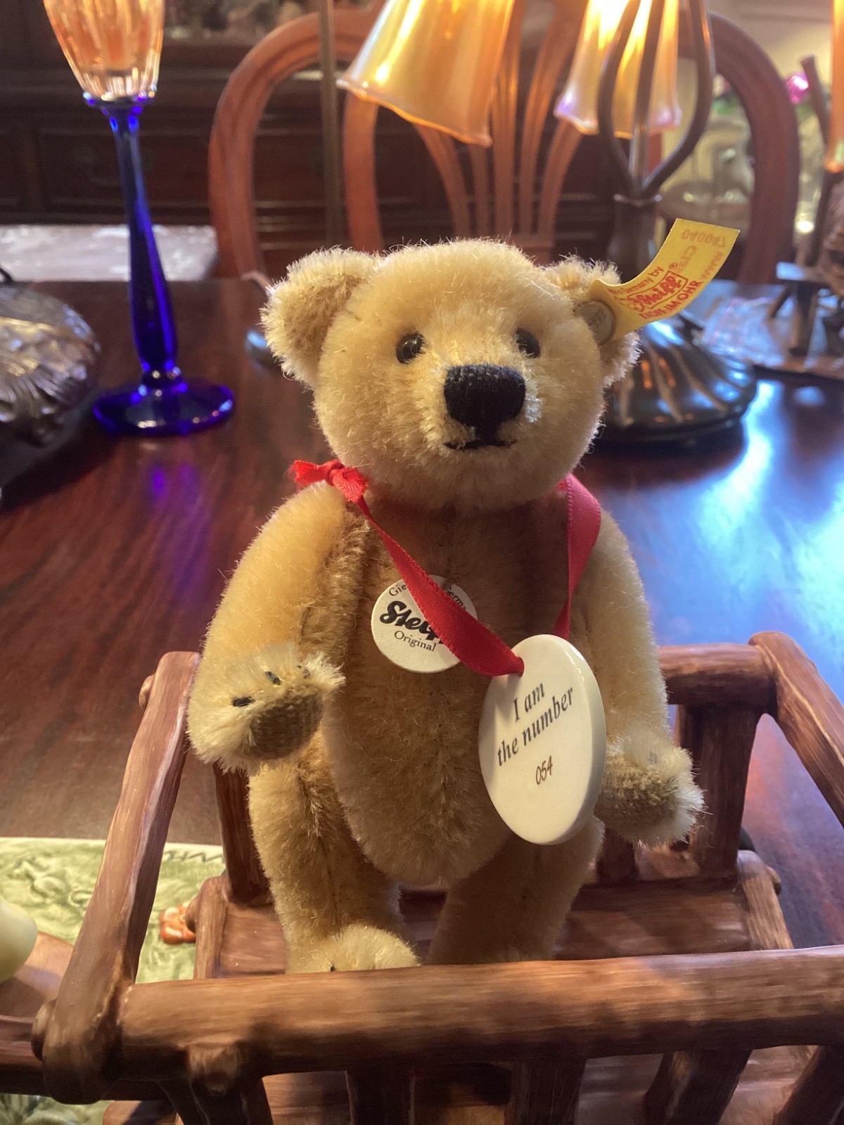 Hummel Goebel #2333 Tag Along Teddy Limited Edition #54 of 499 NIB & Steiff Bear