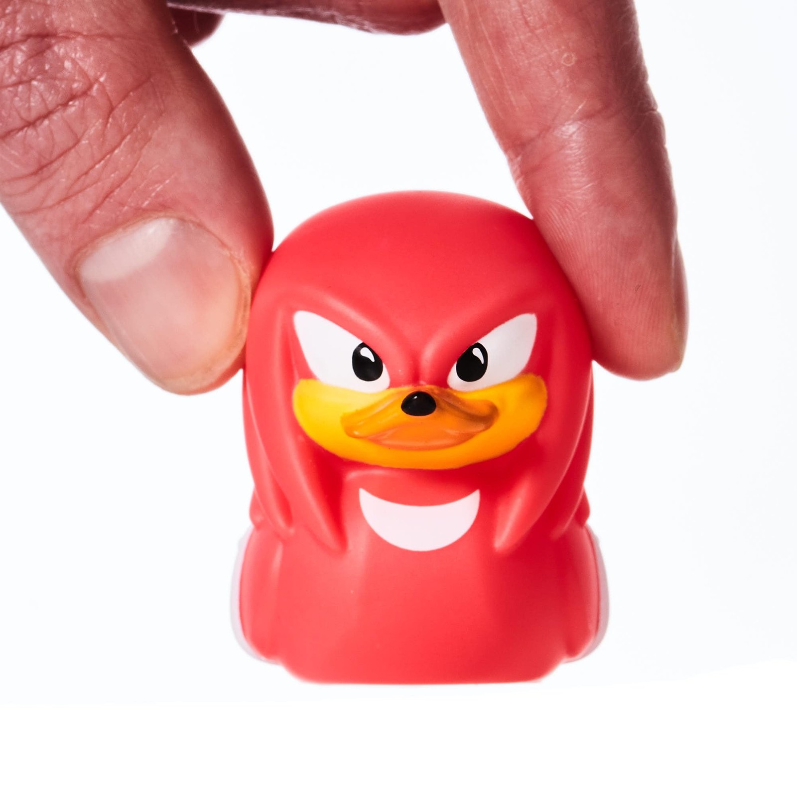 TUBBZ Mini Knuckles Vinyl Duck Figure, Official Sonic The Hedgehog Collectible