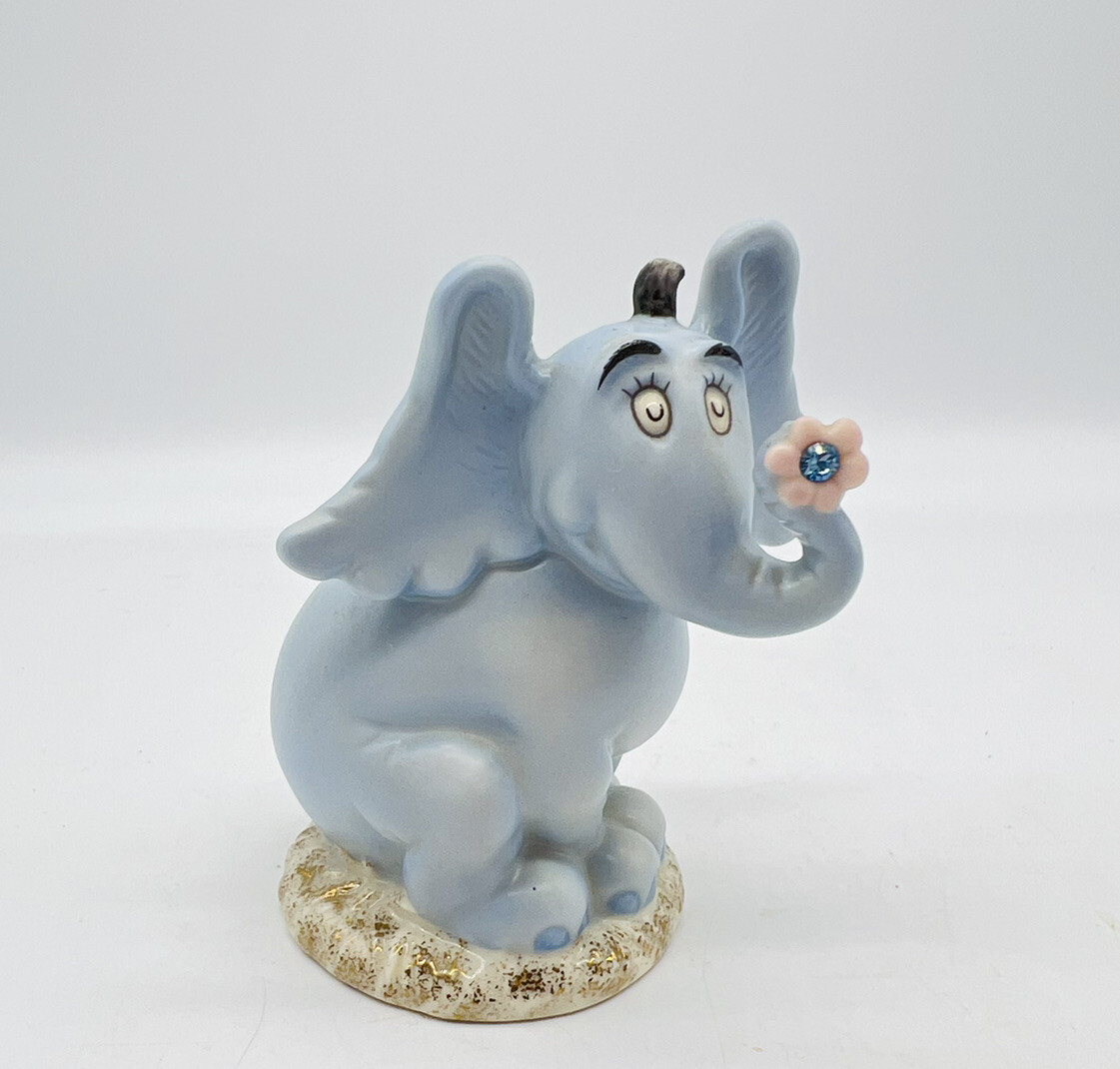 Lenox From Horton To You Dr Seuss Elephant March Auqamarine Birthstone Figurine