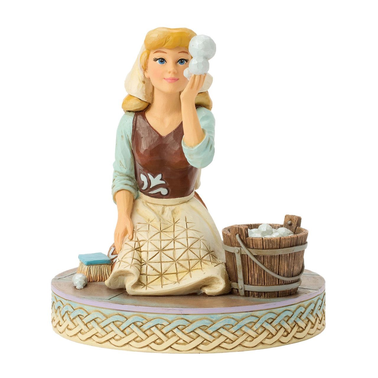 Jim Shore Disney Traditions Cinderella With Bubbles As Maid Figurine 6017856