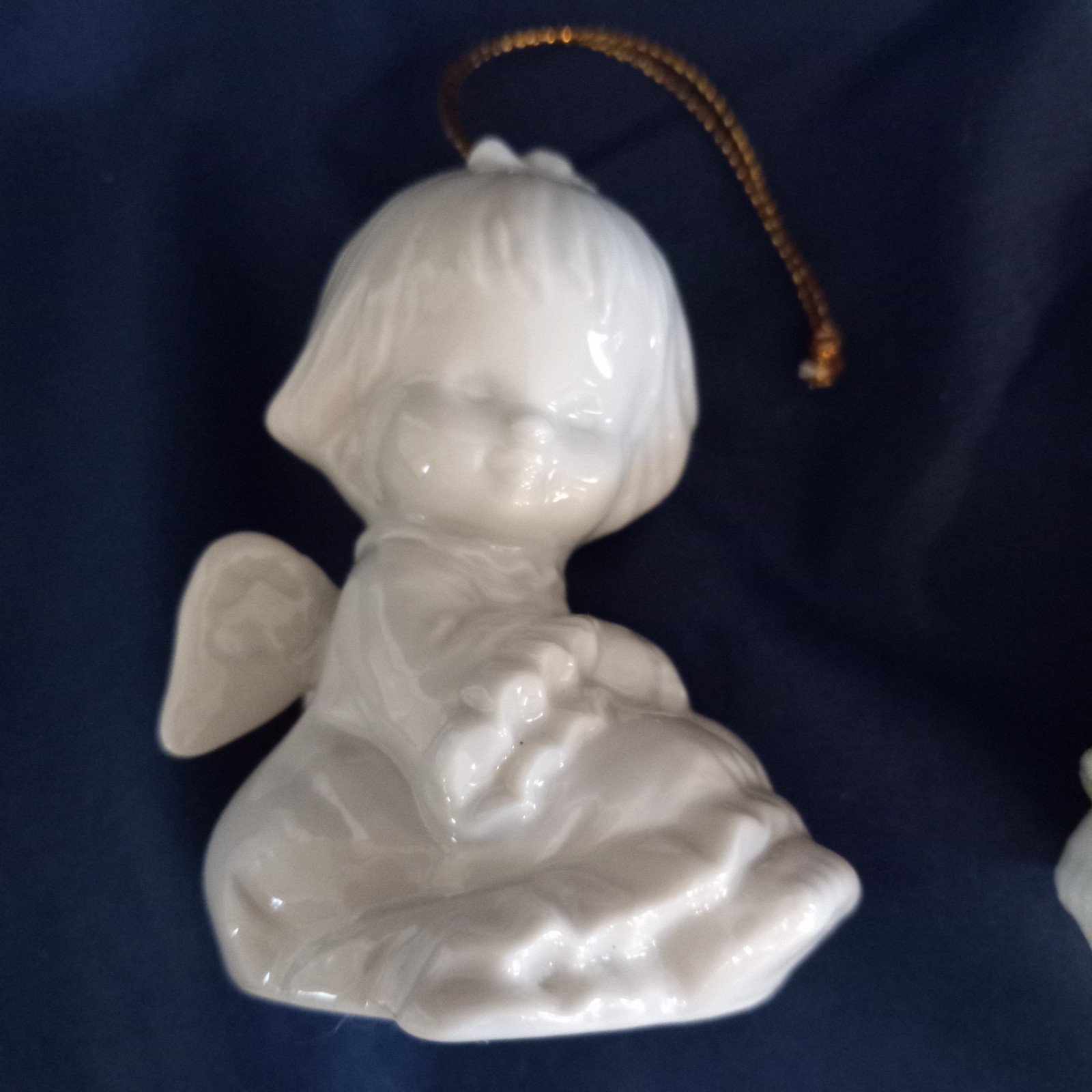 Angels, Ceramic, Vintage, Set of 2 –2 3/4 inches tall
