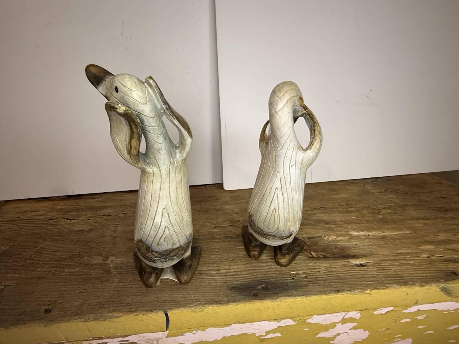 Vintage Tii Collection Rustic Duck Figurine “Speak No Evil” or “Hear No Evil”