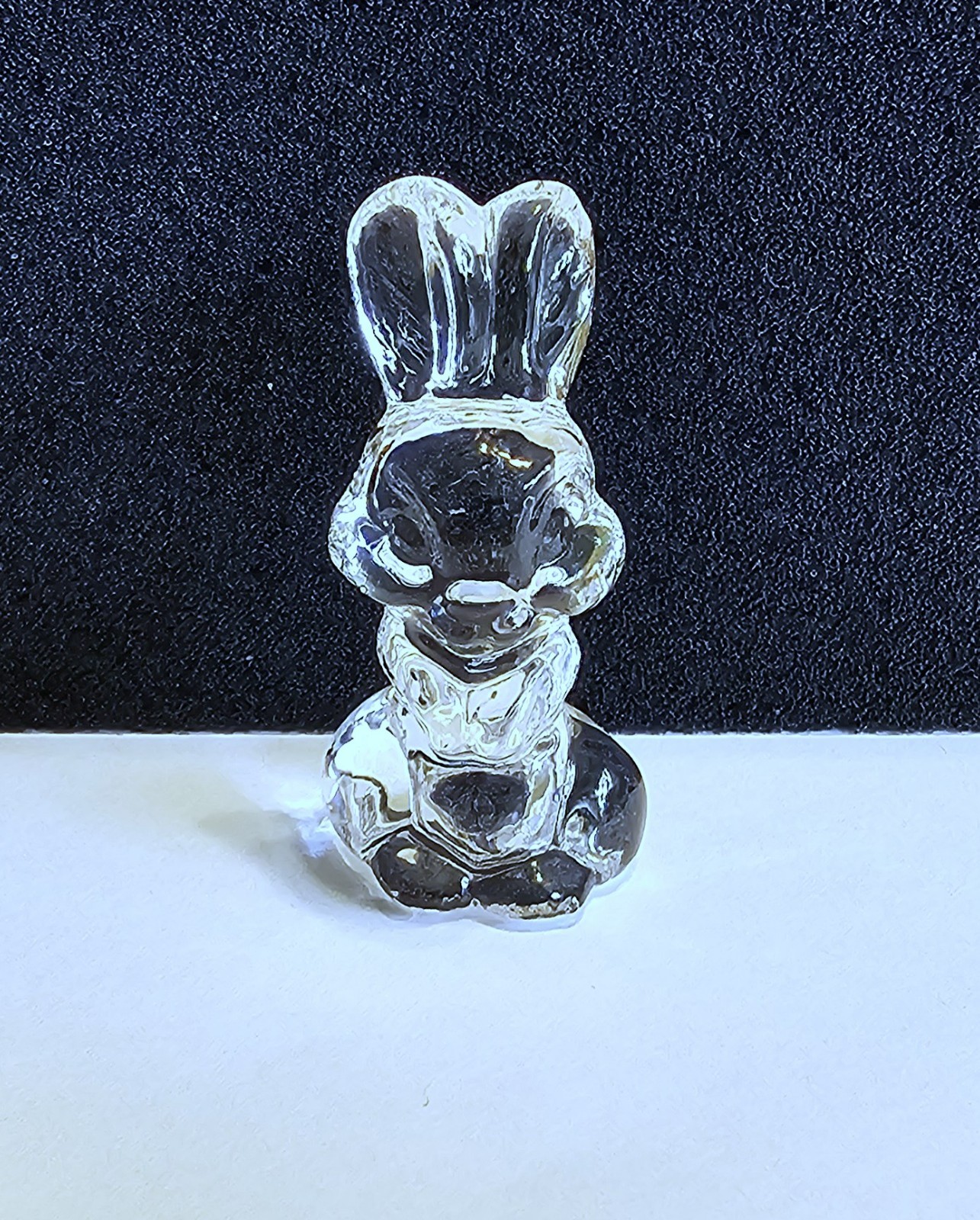 🦉 Goebel Crystal Collection 1981 German, Easter Bunny Rabbit Figurine, Logo