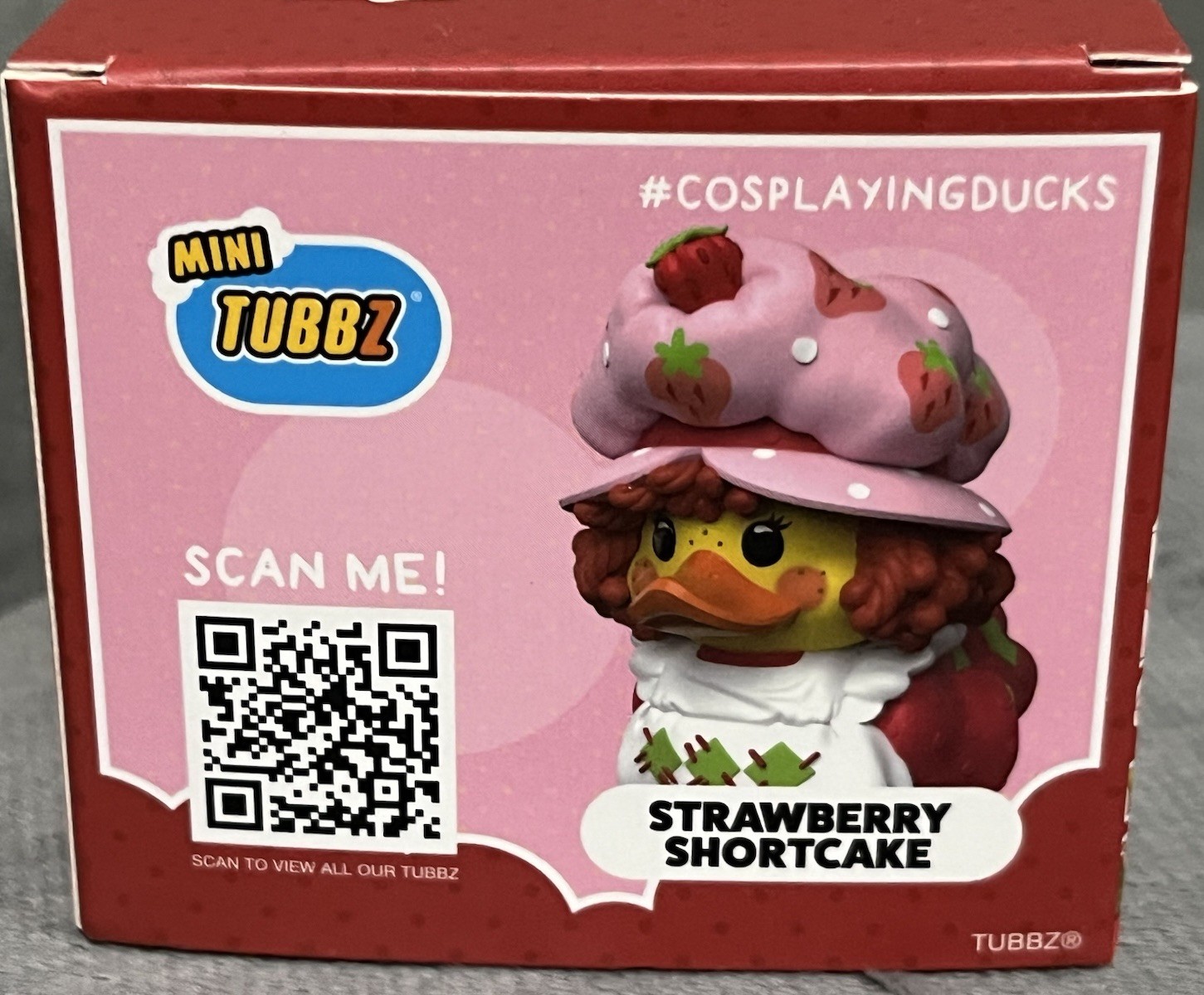 Tubbz Duck Mini Strawberry Shortcake Scented Jeep Easter Basket Collectible