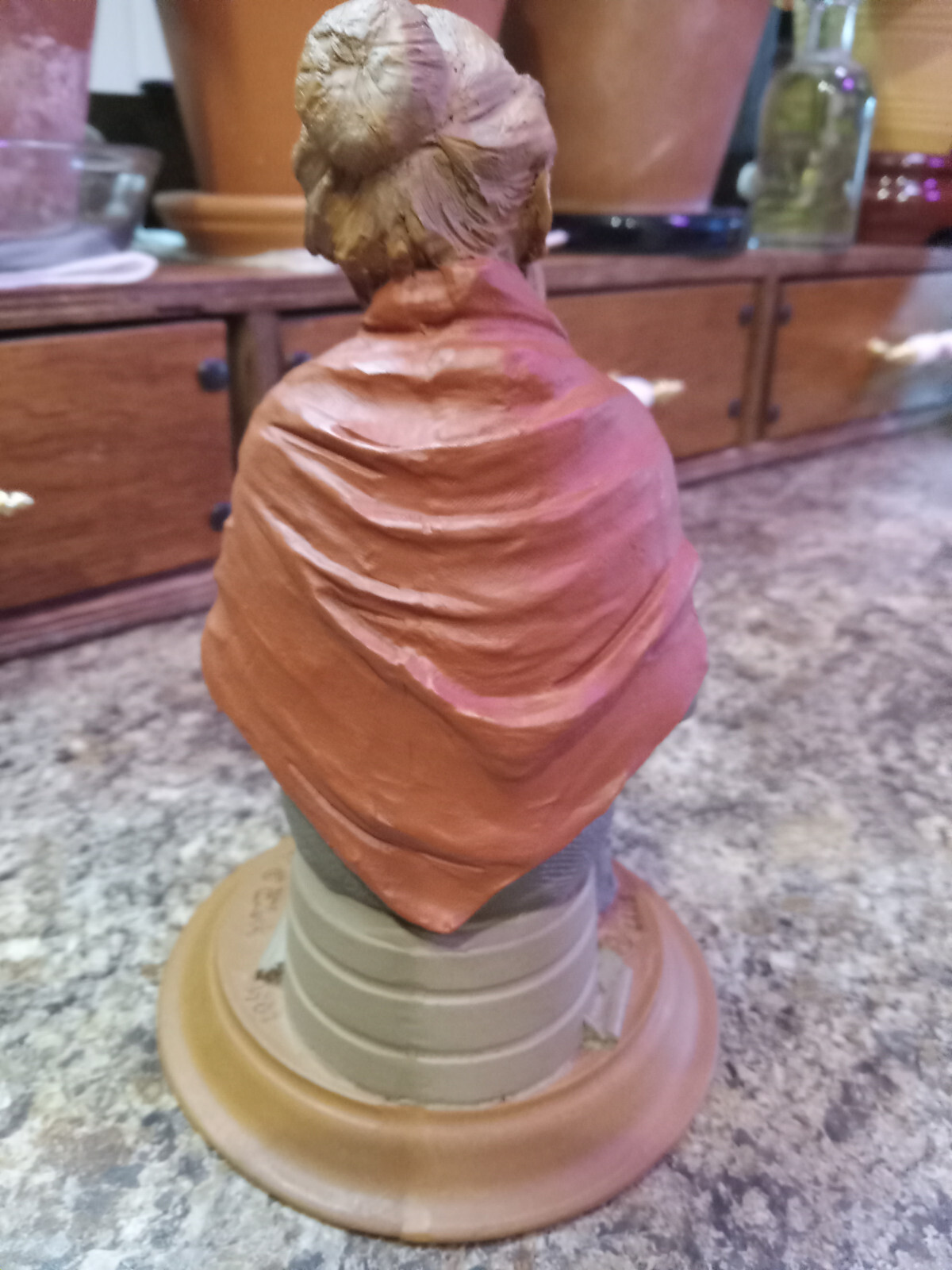 Tom Clark Original Clay Sculptures, Molly-1987 & Florence-1986, Nice Lot of 2