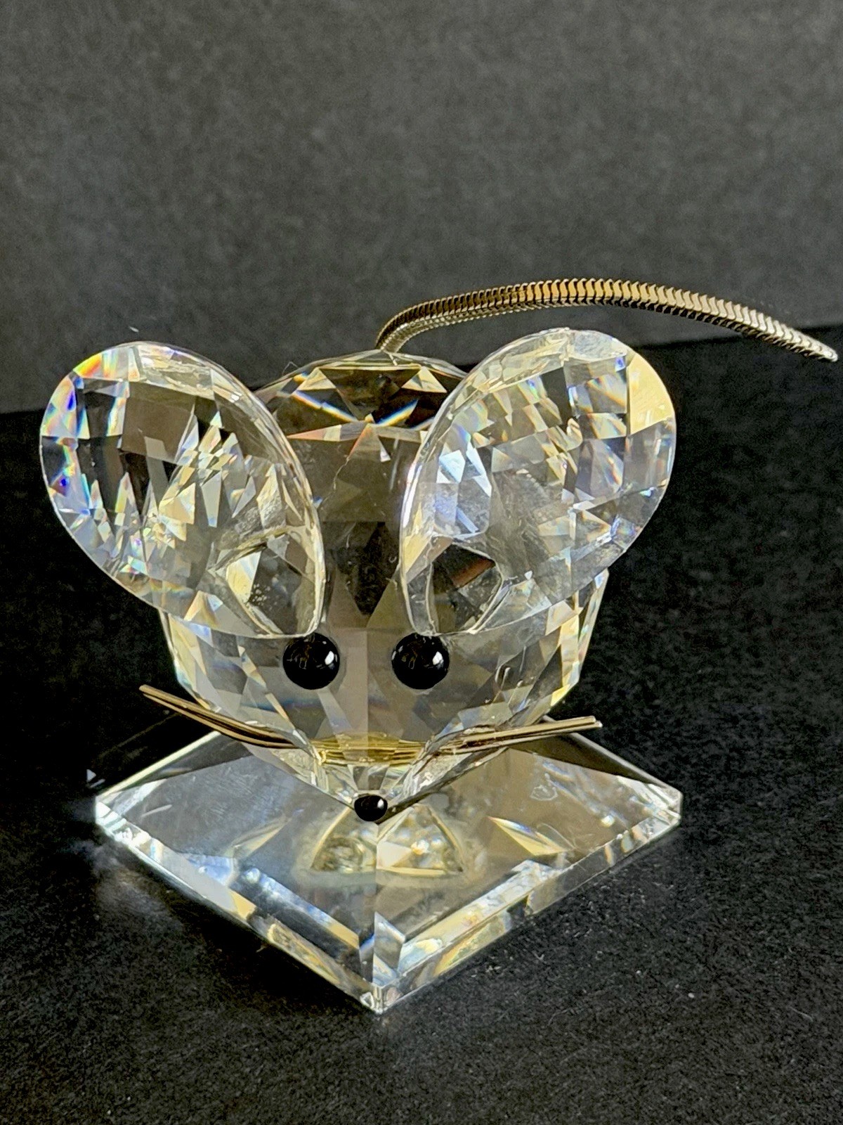 Swarovski Vintage Crystal Mouse Figurine By Max Schreck