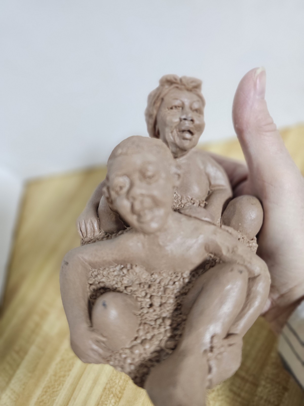 1990 AFRICAN AMERICAN FIGURINE cast resin John Pleasants All God’s Children EUC